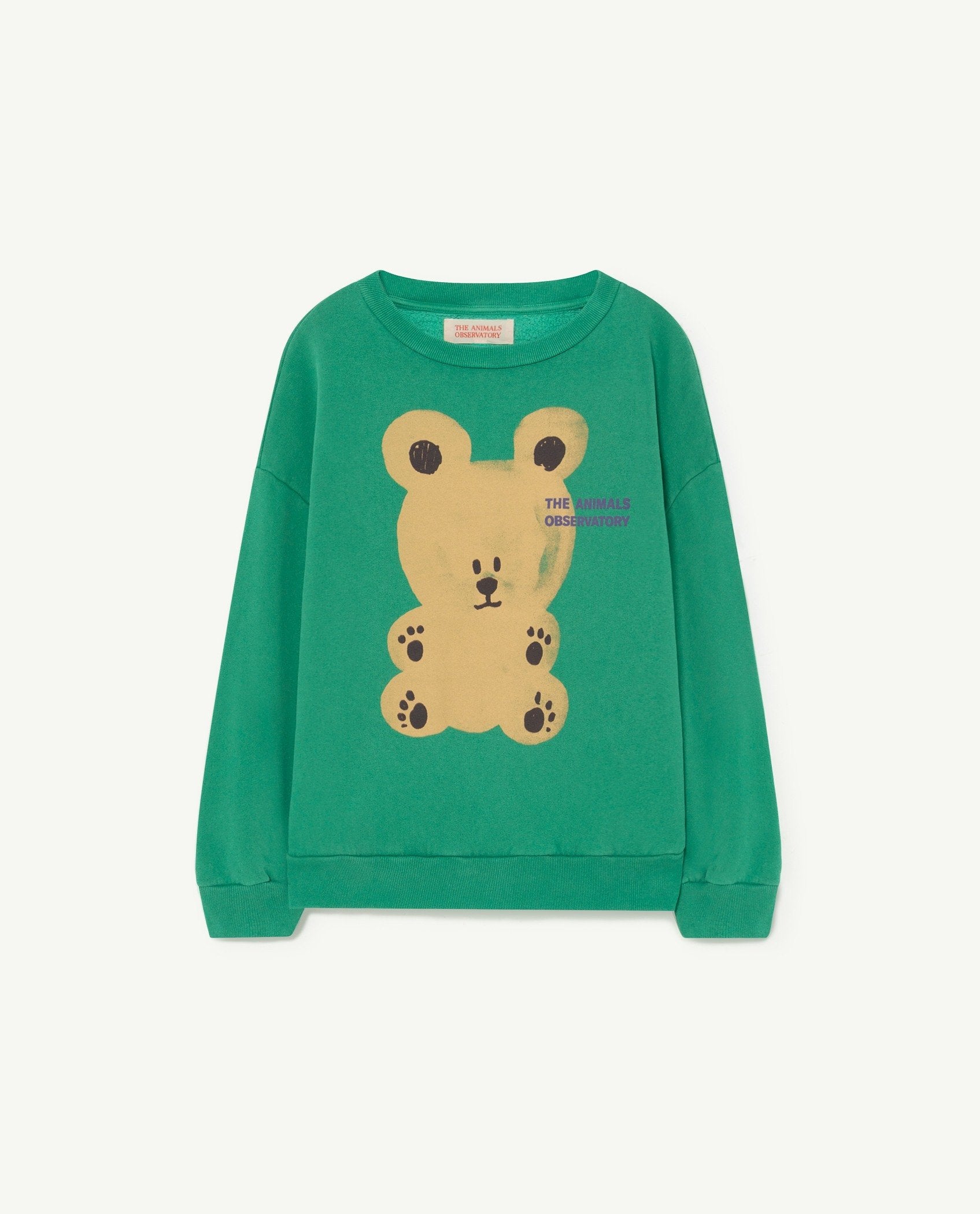 Green Bear Bear Sweatshirt PRODUCT FRONT
