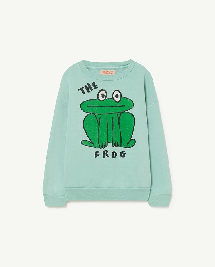 Green Frog Bear Kids Sweatshirt COVER