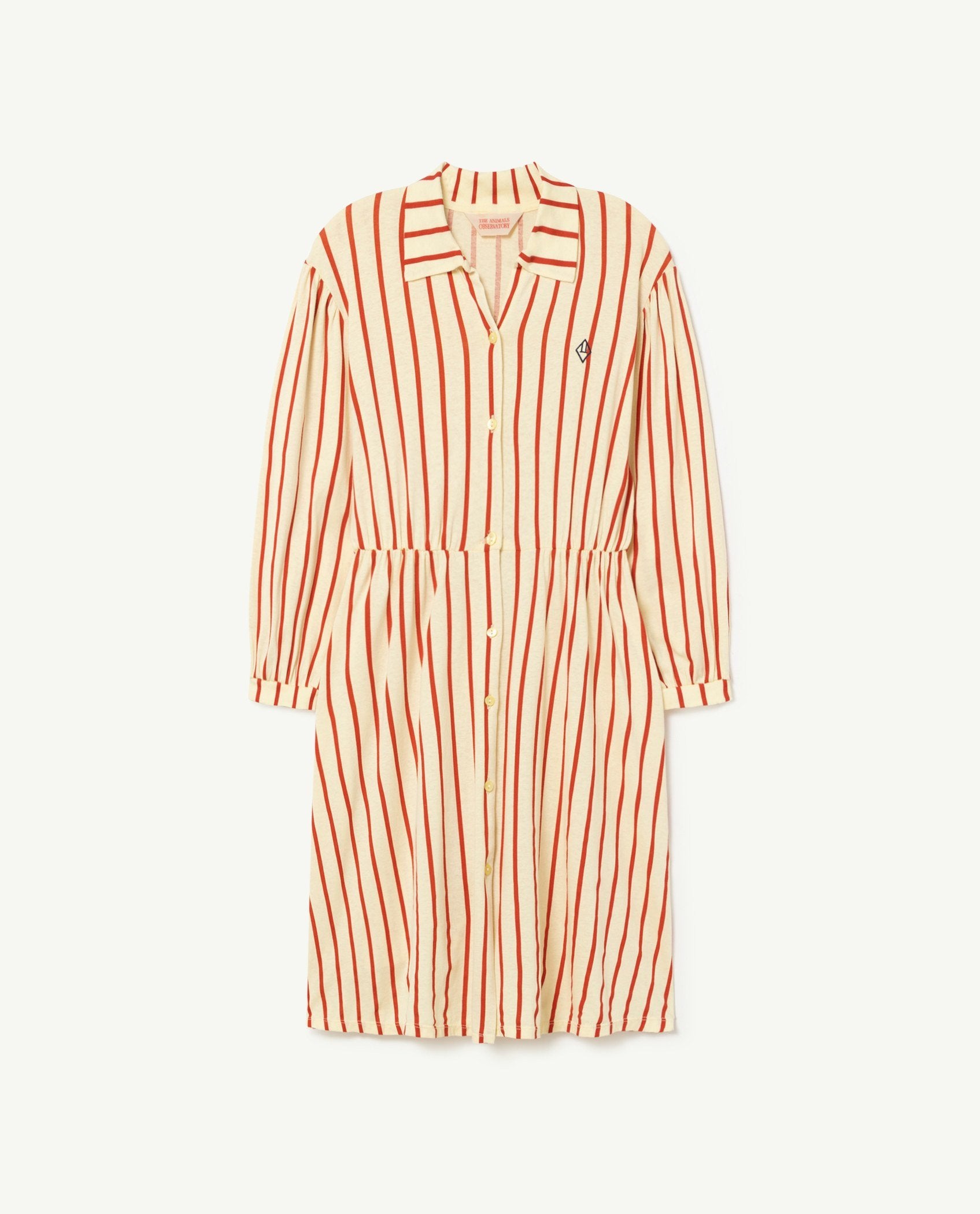 Yellow Stripes Dolphin Dress PRODUCT FRONT