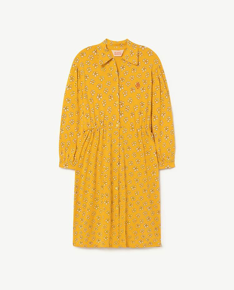 Yellow Flowers Dolphin Dress COVER