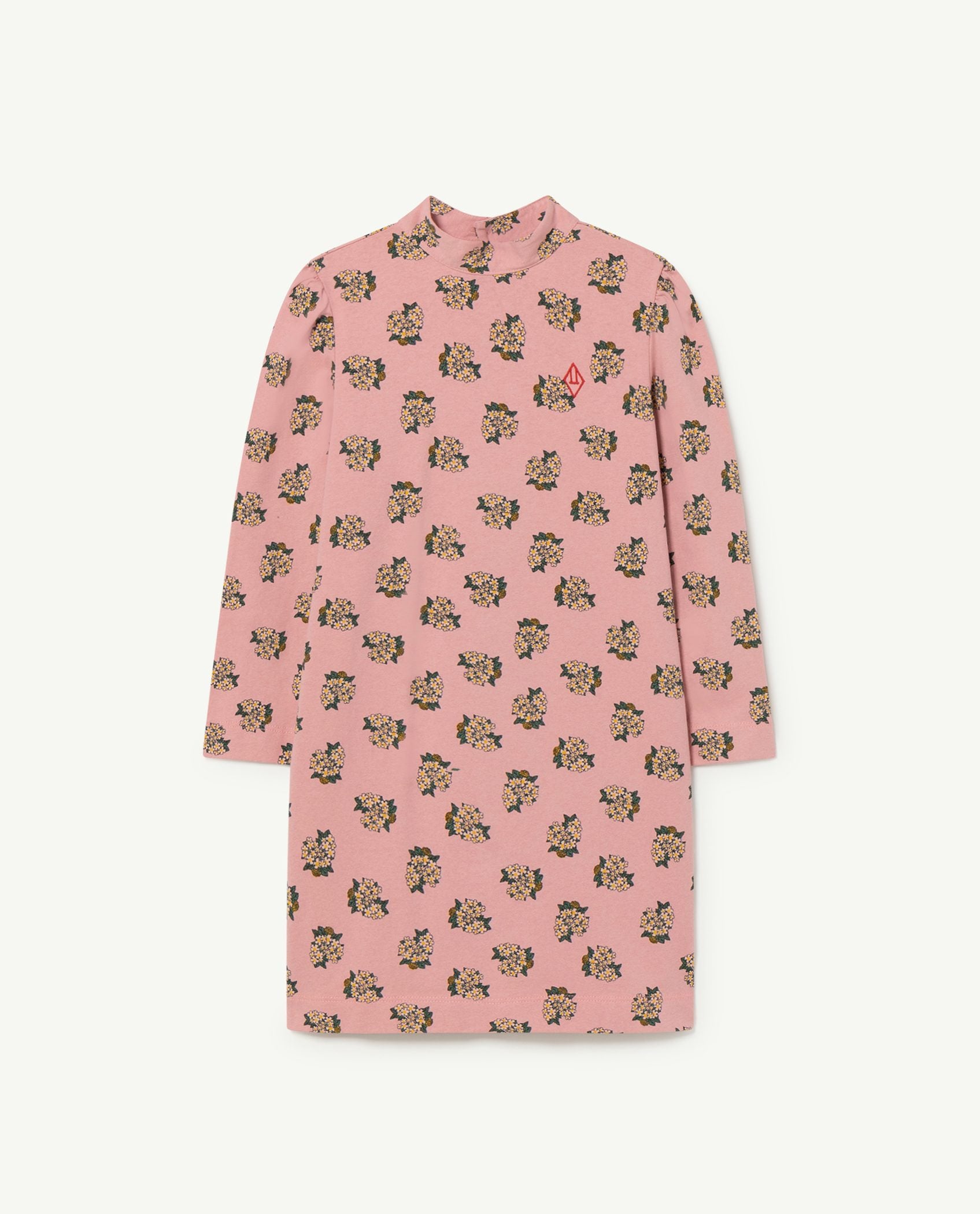 Pink Jersey Bug Kids Dress PRODUCT FRONT
