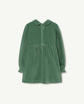 Green Mouse Kids Dress PRODUCT BACK