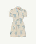 White Jersey Pigeon Kids Dress