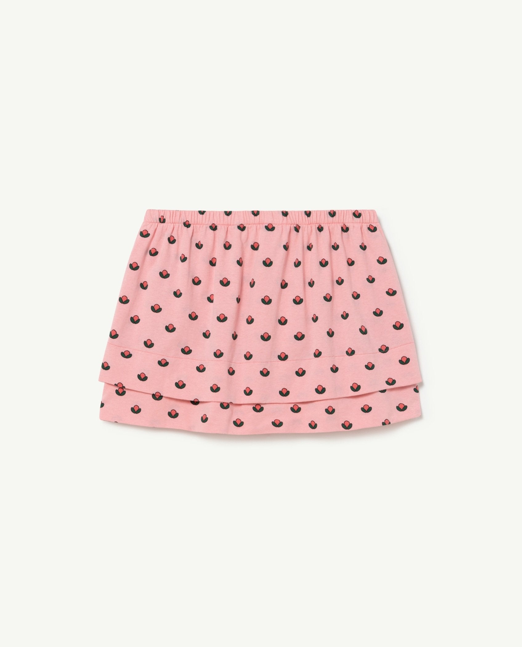 Pink Flowers Ferret Skirt PRODUCT BACK