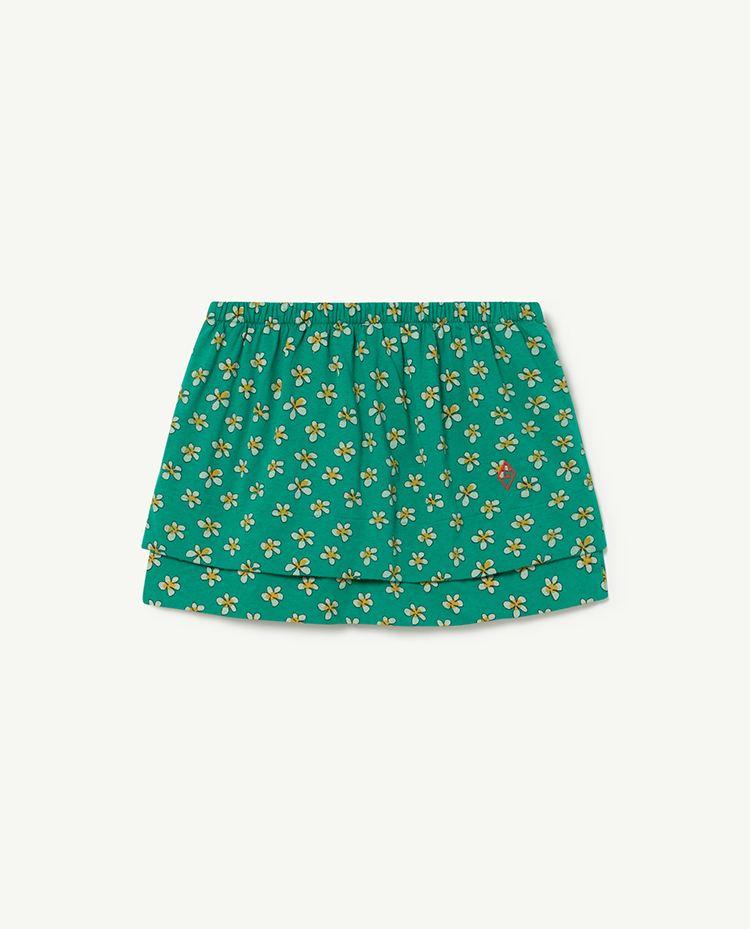 Green Flowers Ferret Skirt COVER