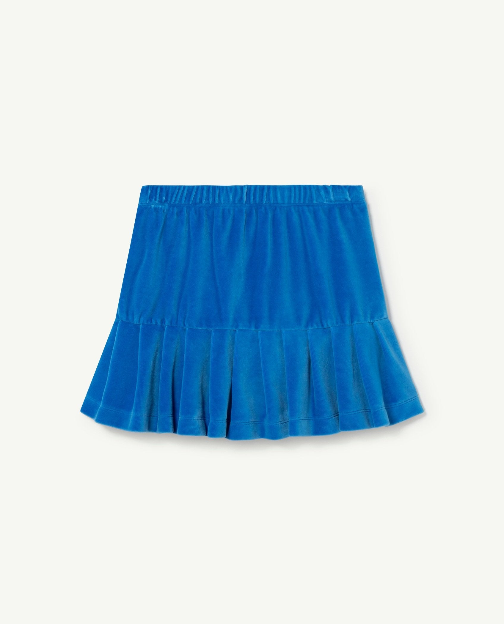 Blue Velvet Bird Kids Skirt PRODUCT BACK