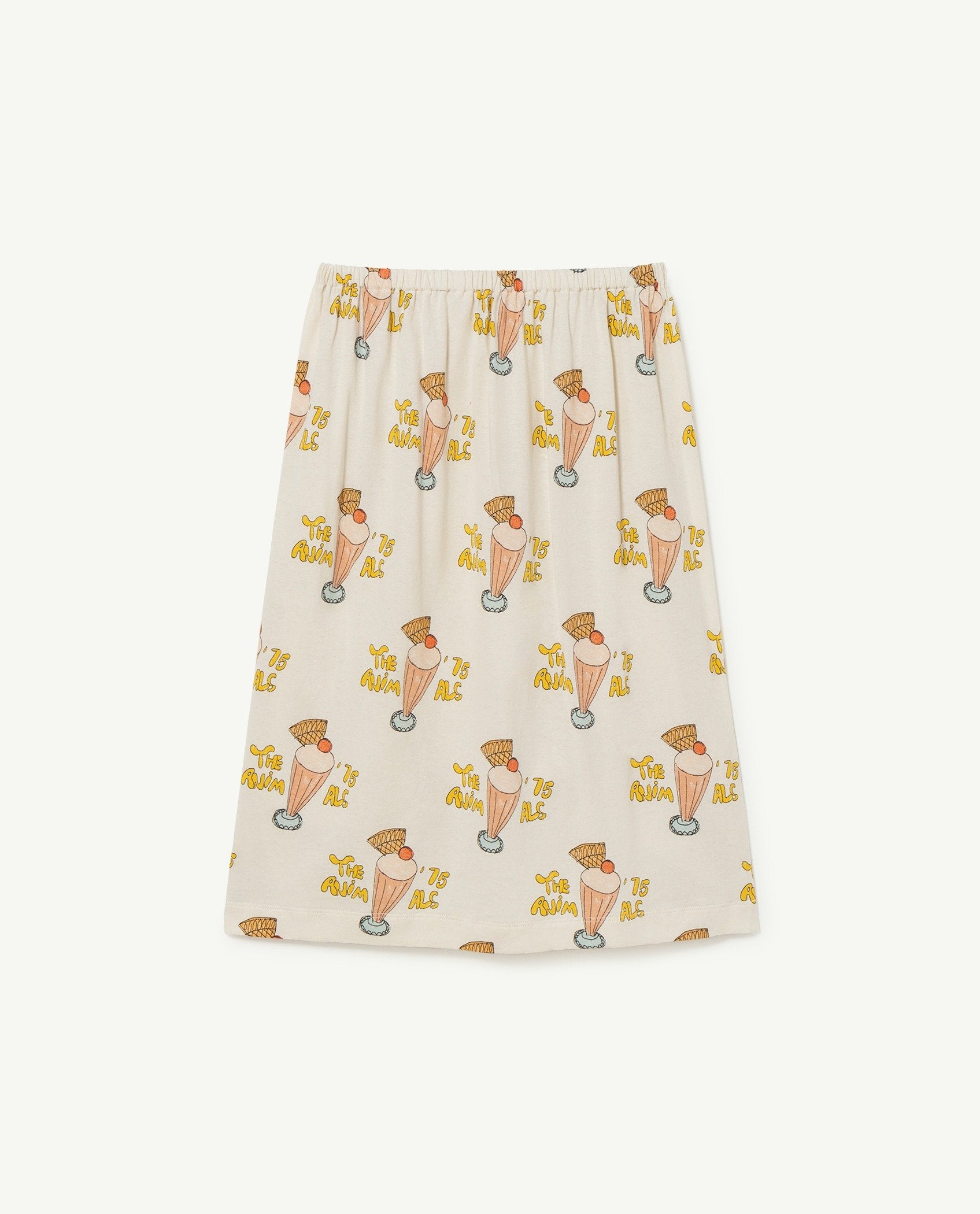 White Ladybug Kids Skirt PRODUCT FRONT