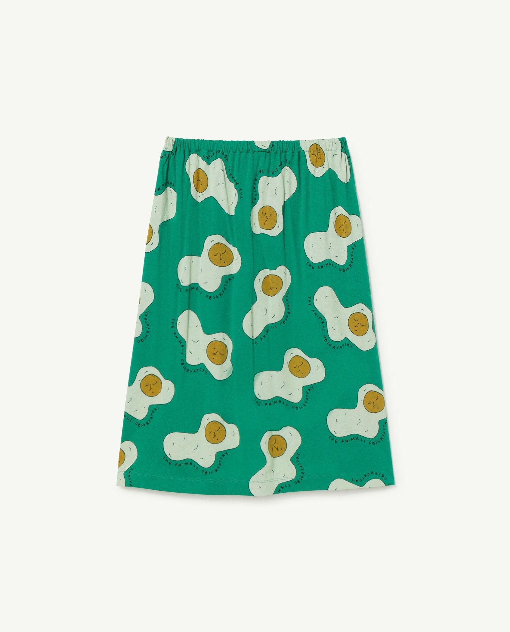 Green Ladybug Kids Skirt PRODUCT FRONT