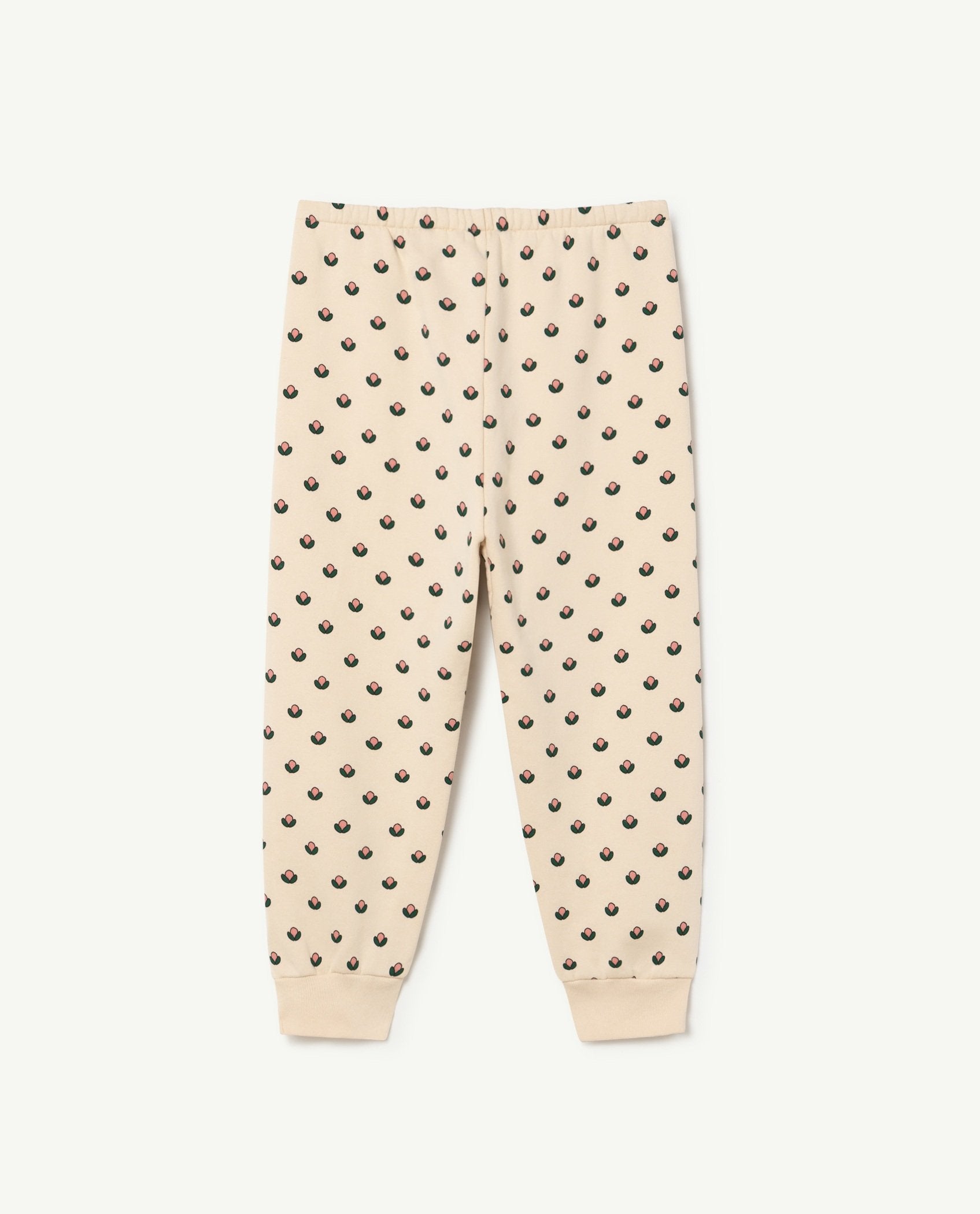 Pink Flowers Panther Pants PRODUCT BACK