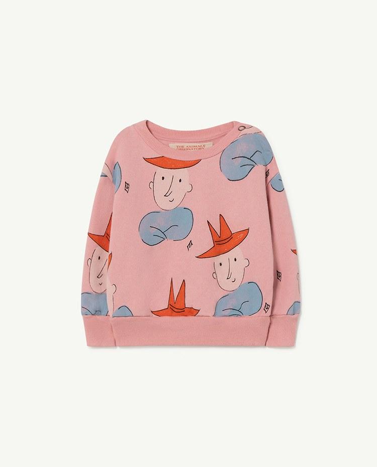 Pink Bear Baby Sweatshirt COVER