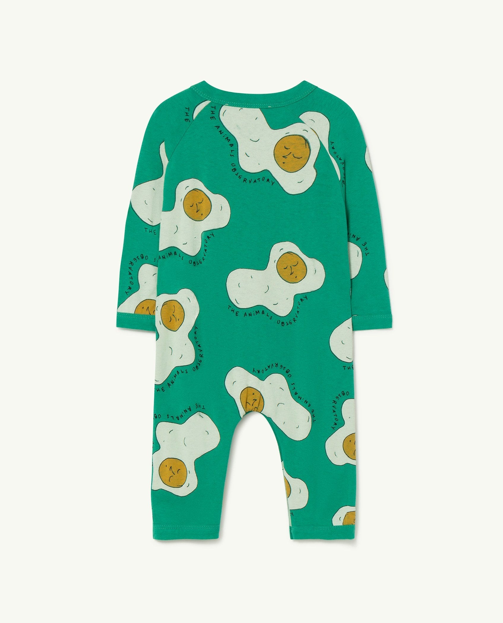 Green Owl Baby Pyjamas PRODUCT BACK