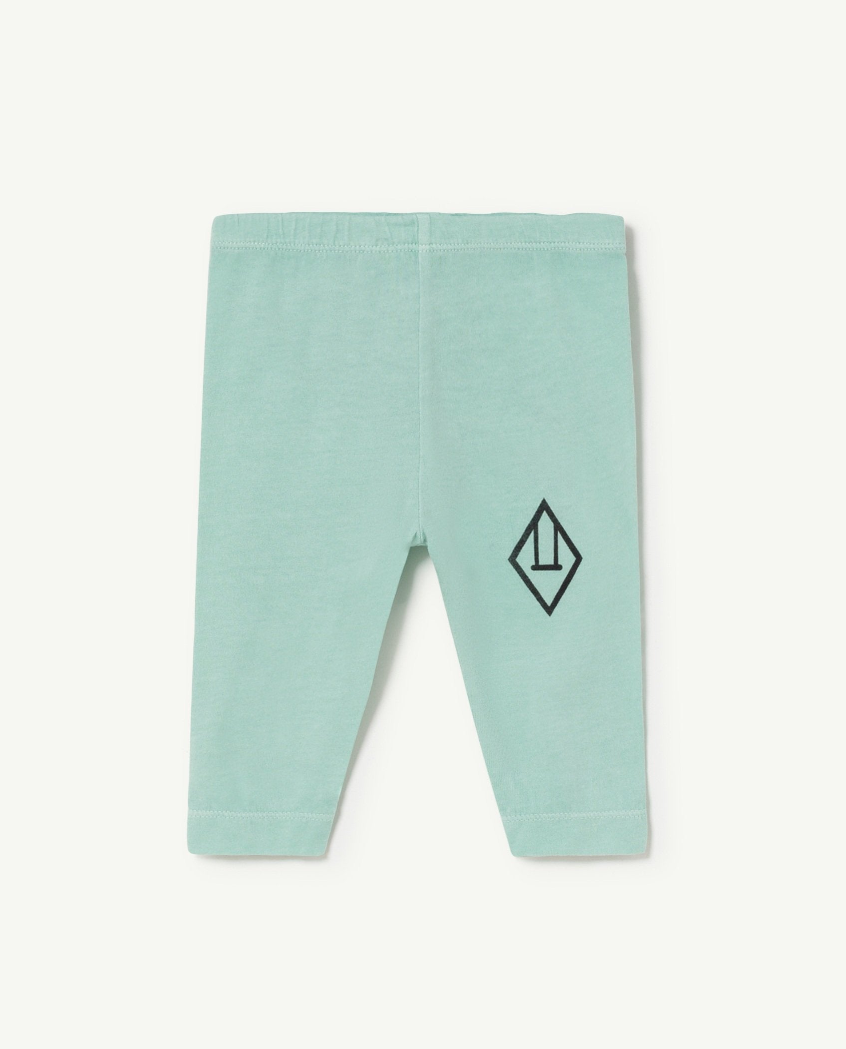 Turquoise Penguin Baby Pants PRODUCT FRONT