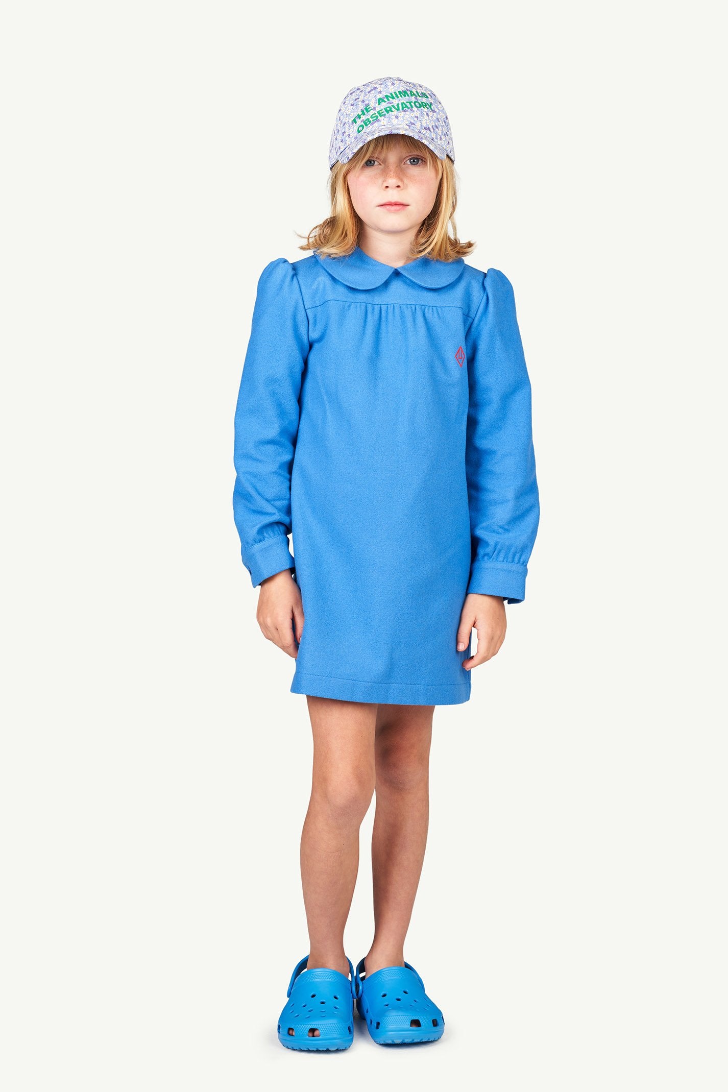 Blue Canary Kids Dress MODEL FRONT