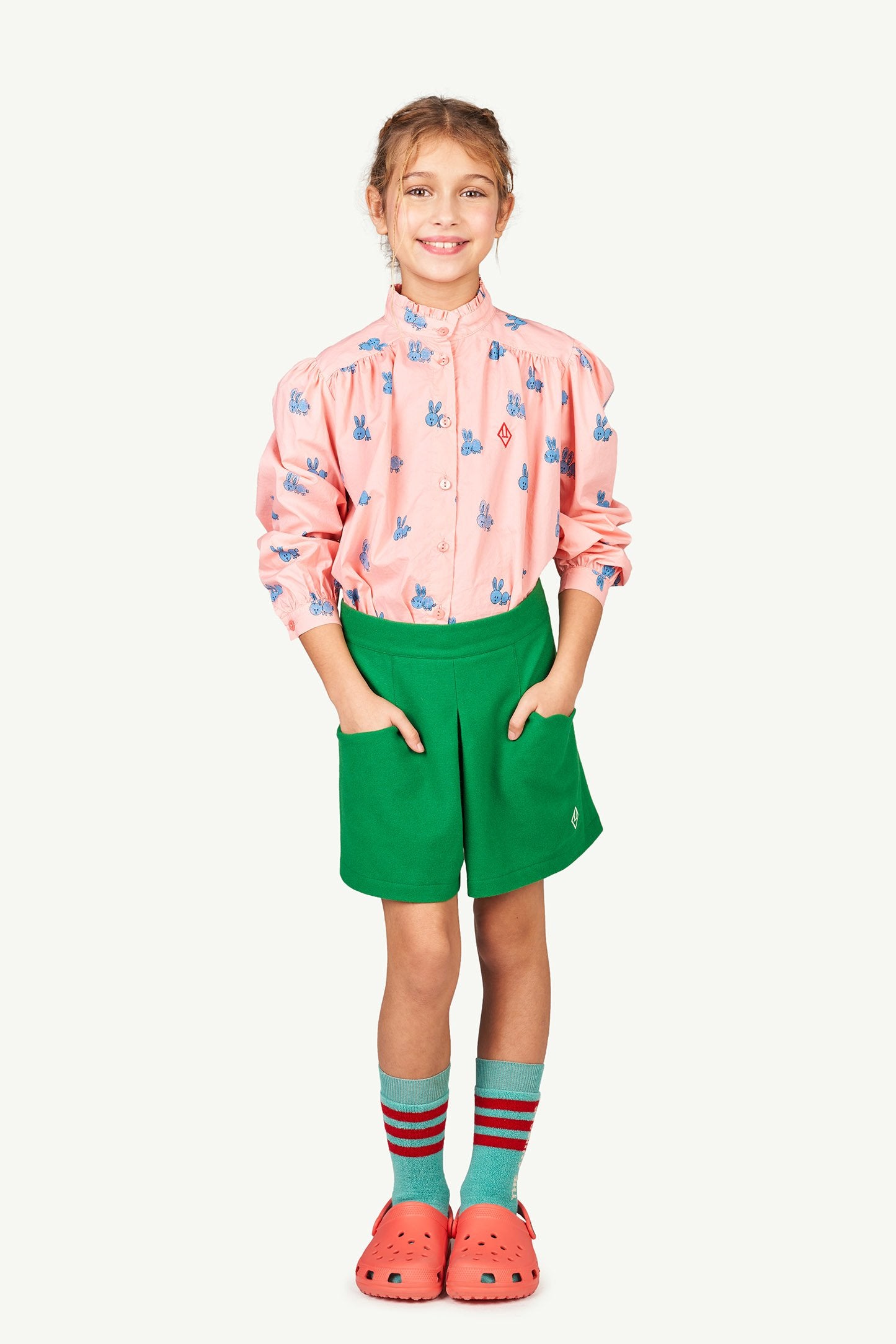Pink Gadfly Kids Shirt MODEL FRONT