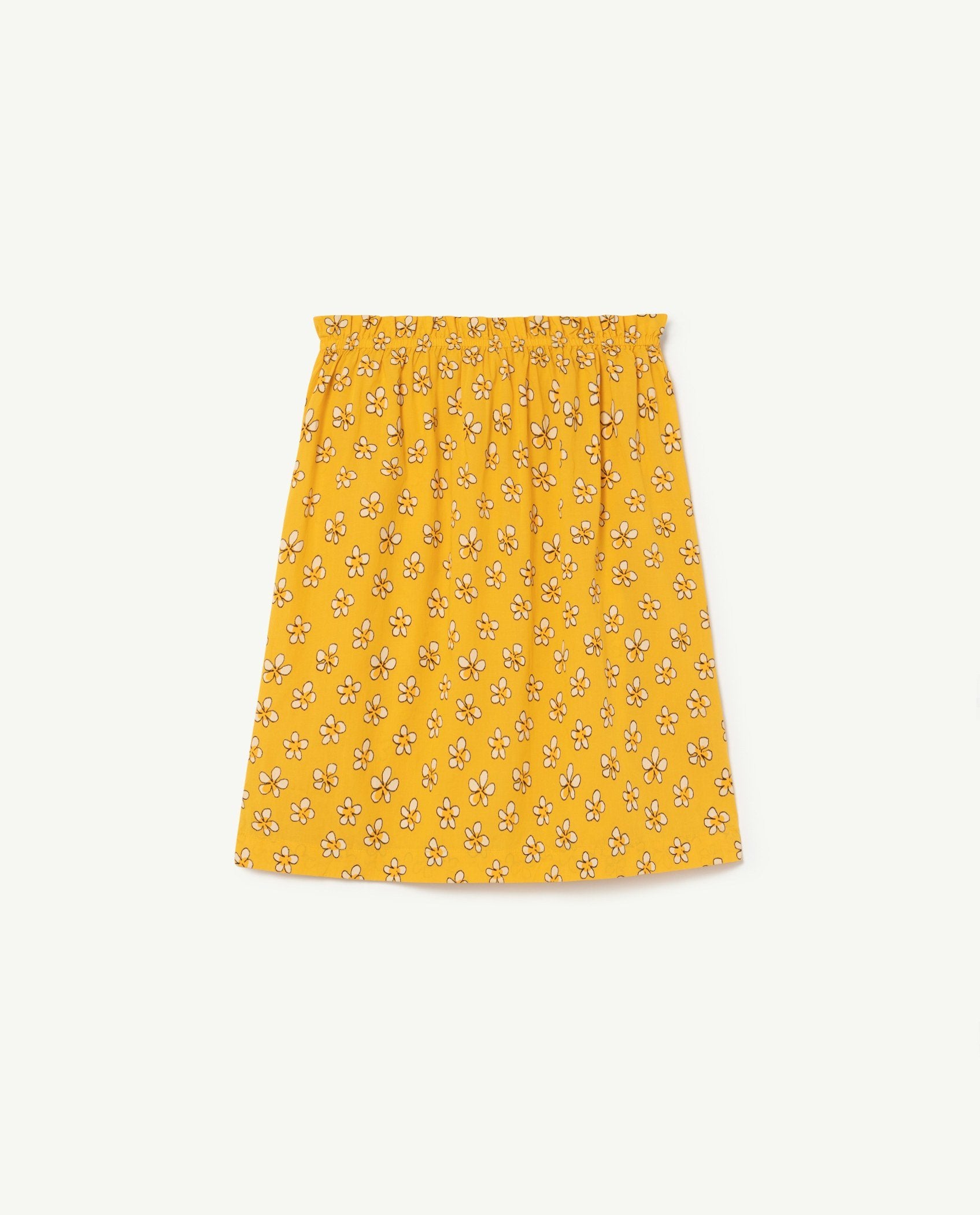 Yellow Flowers Kitten Skirt PRODUCT BACK