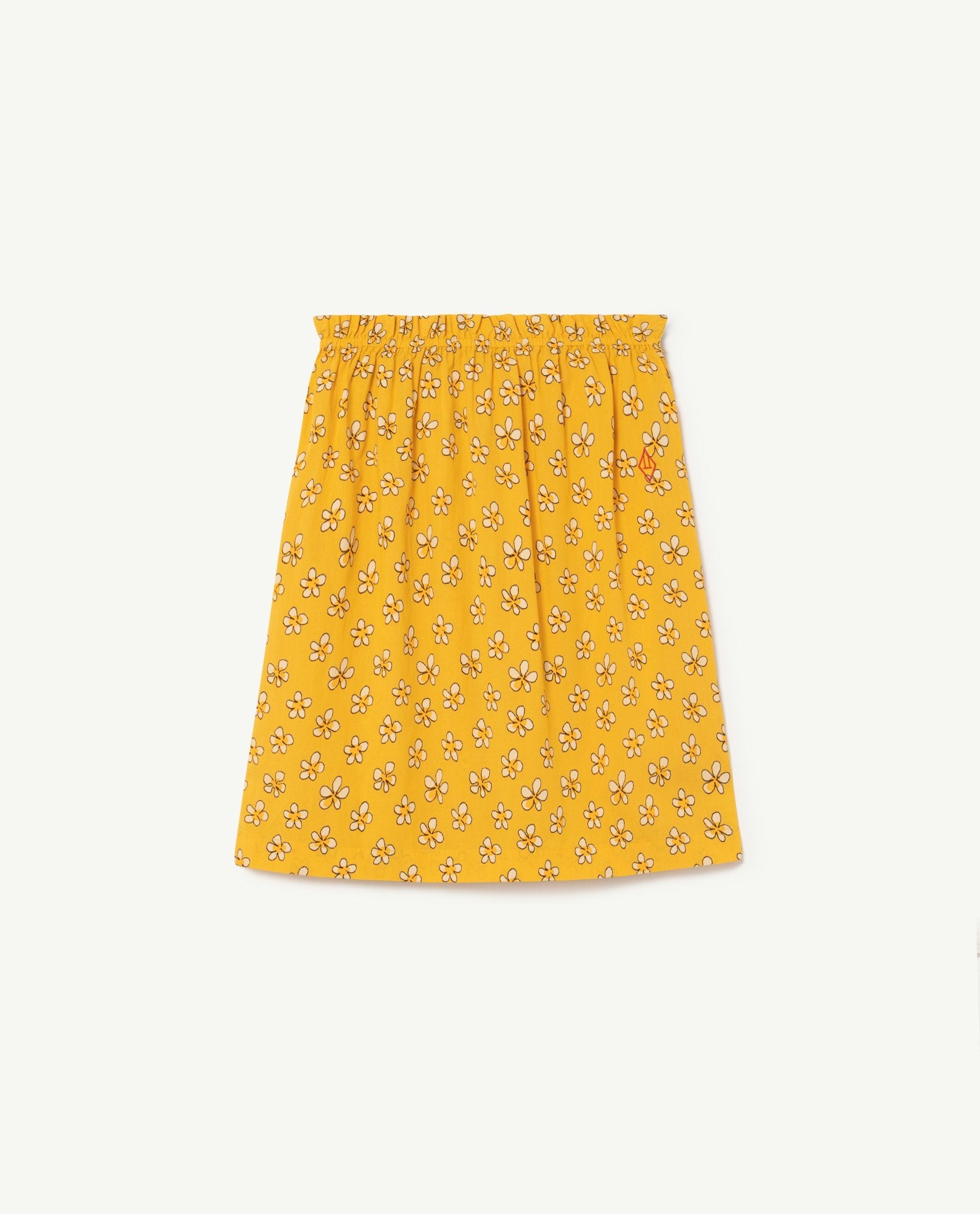 Yellow Flowers Kitten Skirt PRODUCT FRONT