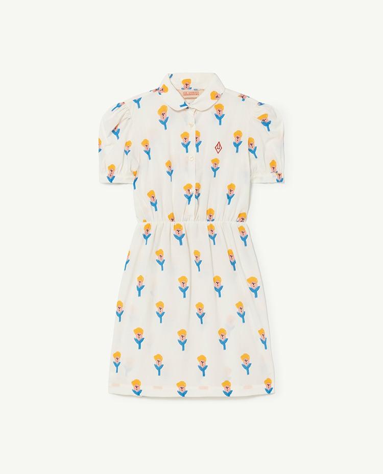 White Pigeon Kids Dress COVER
