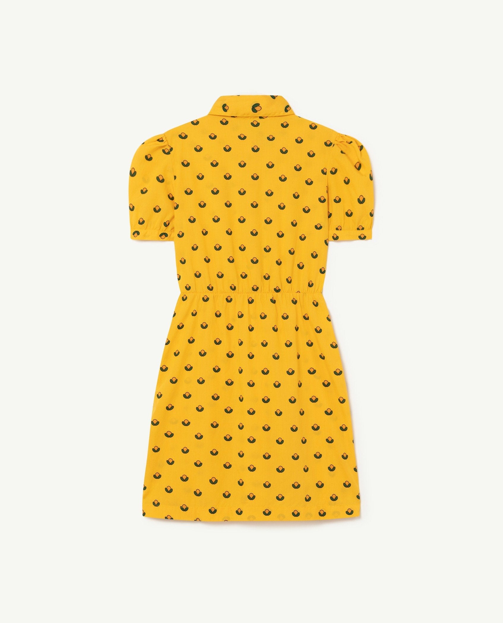 Yellow Flowers Pigeon Dress PRODUCT BACK