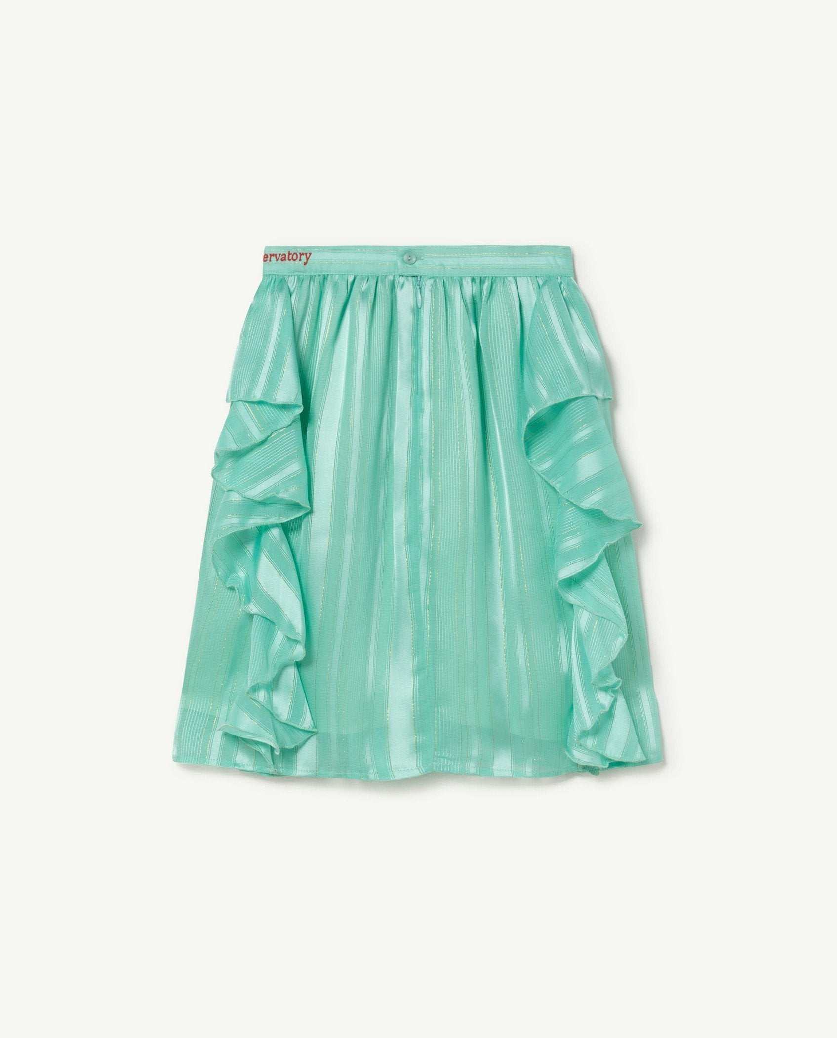 Green Jellyfish Kids Skirt PRODUCT BACK