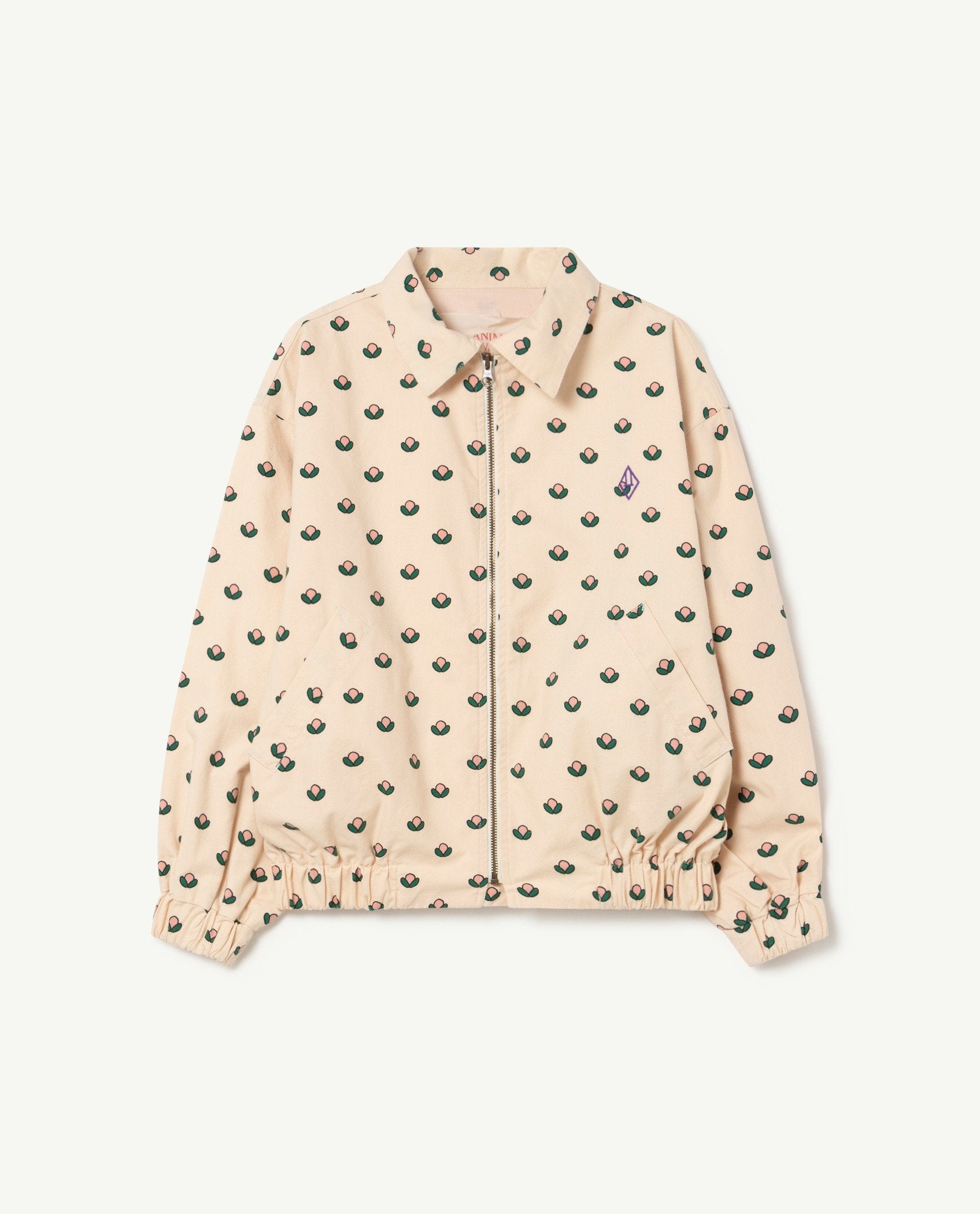 Pink Flowers Falcon Jacket PRODUCT FRONT