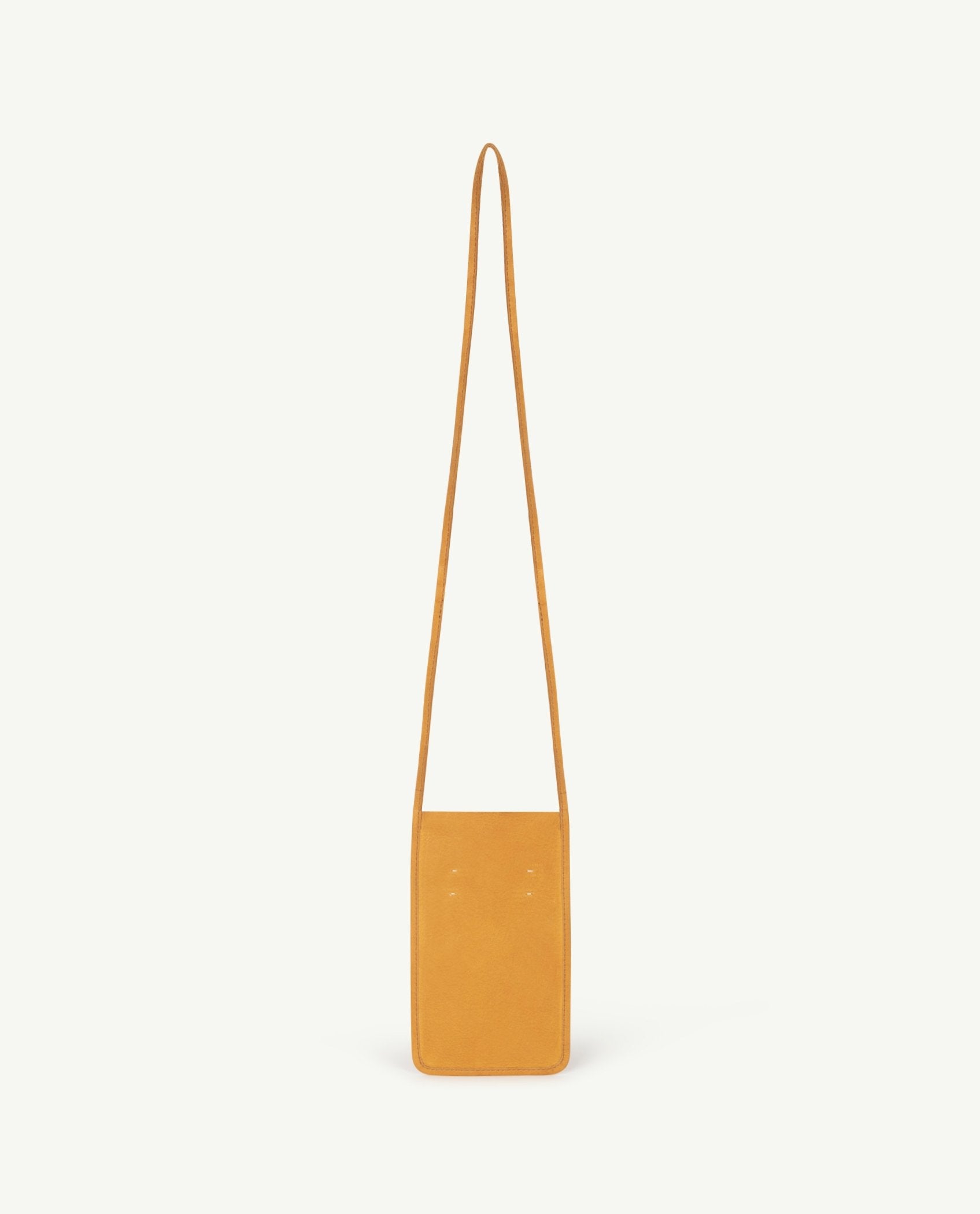 Yellow Leather Onesize Bag PRODUCT BACK