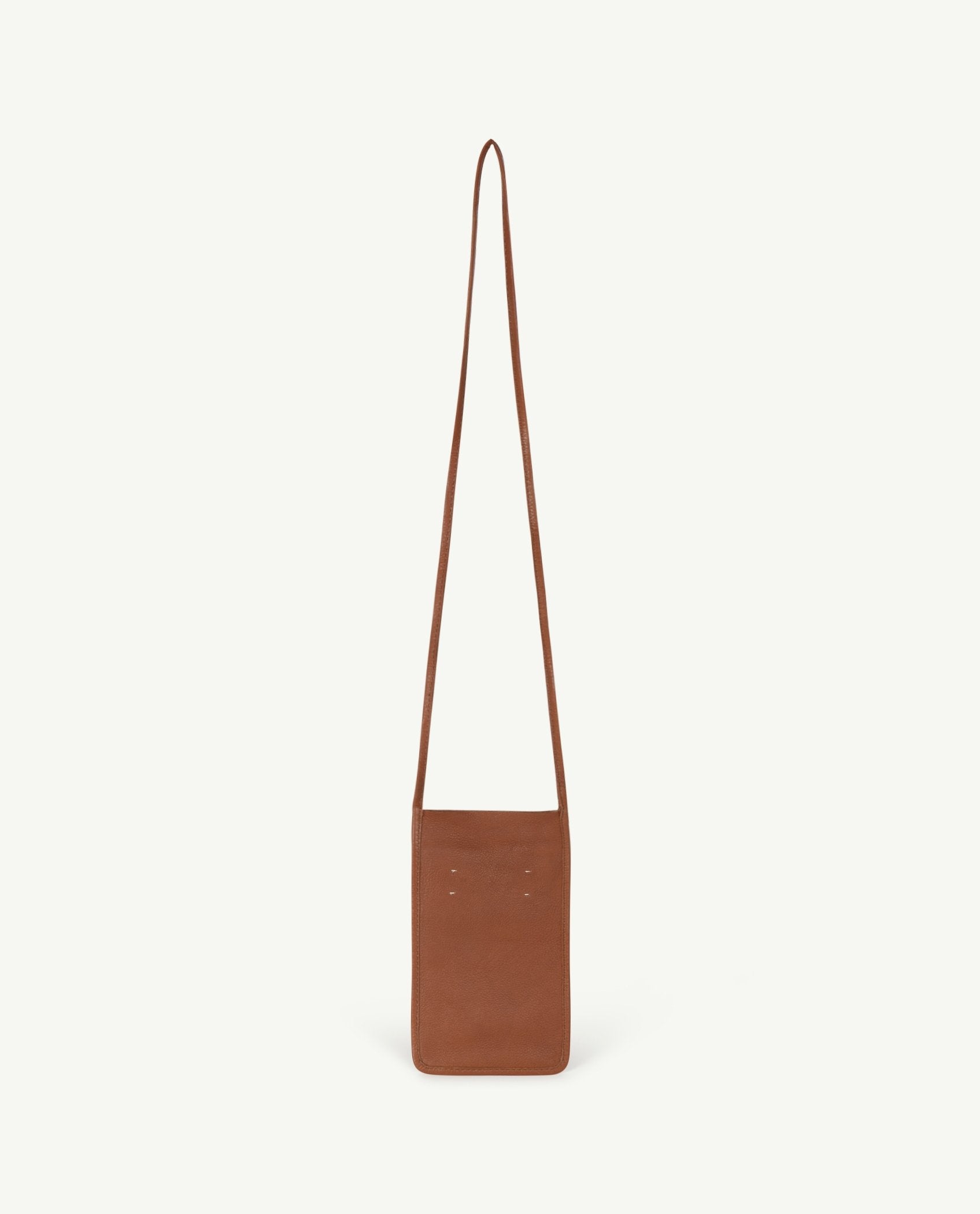 Brown Leather Onesize Bag PRODUCT BACK