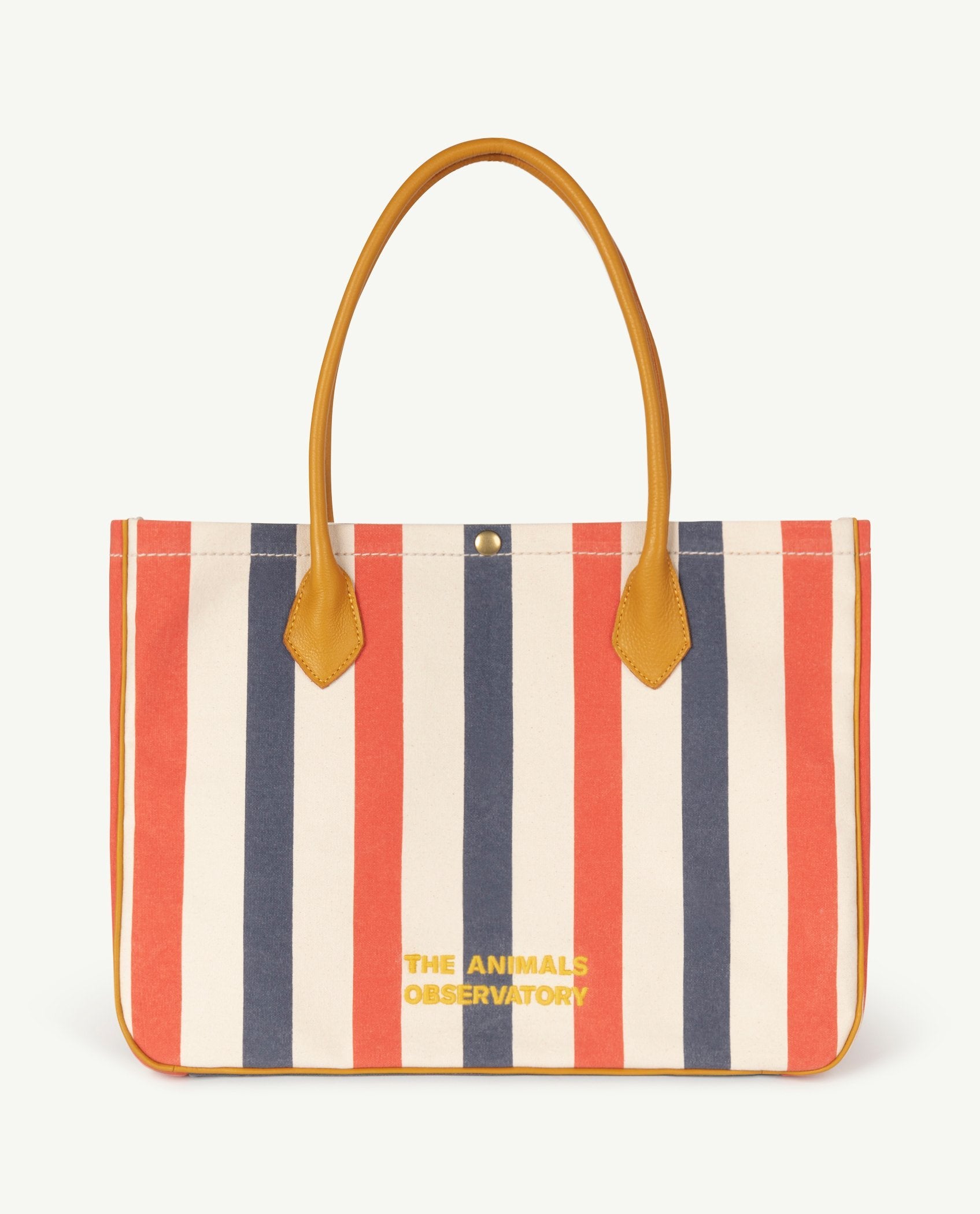 White Stripes Canvas Onesize Tote Bag PRODUCT FRONT