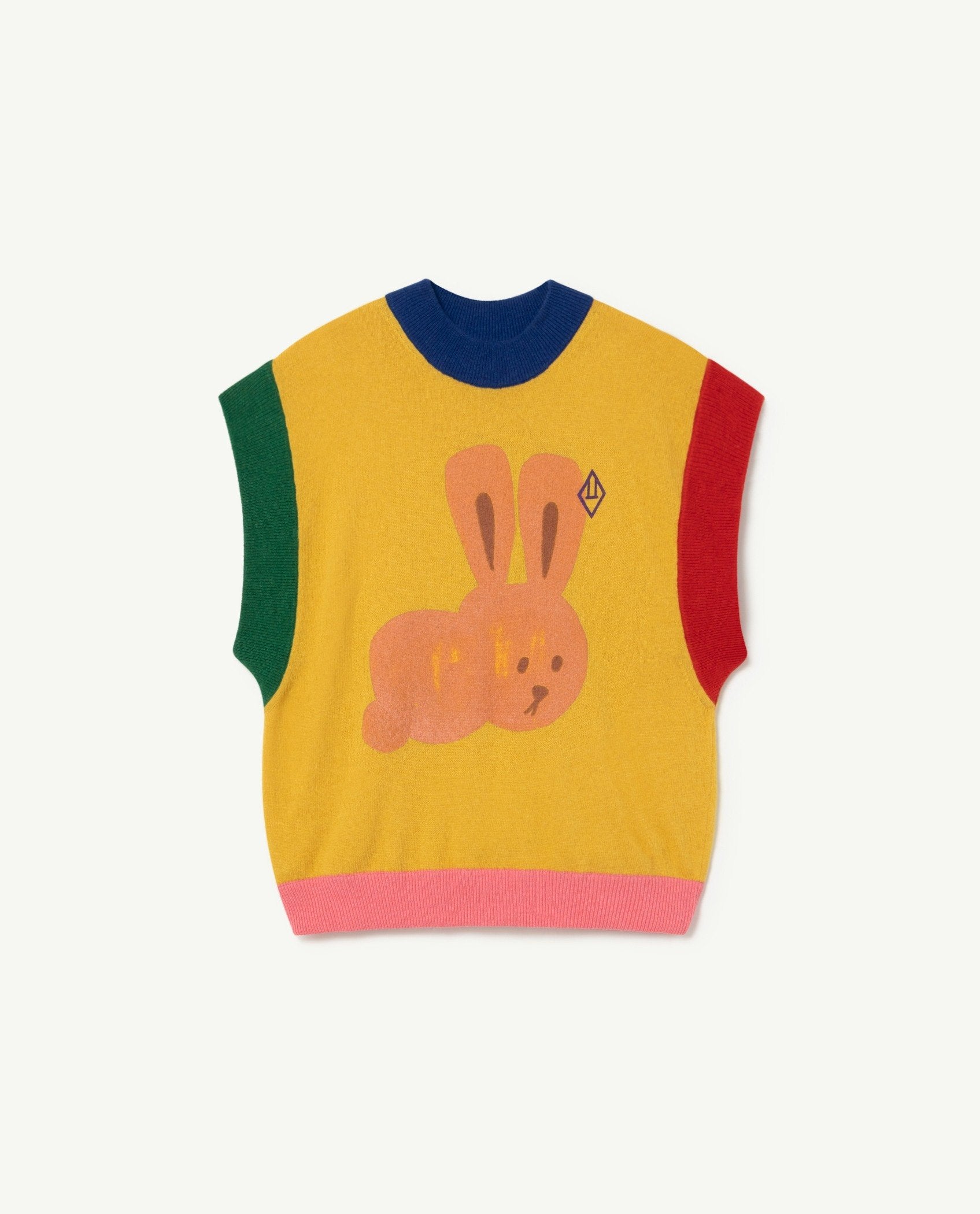Yellow Rabbit Parrot Vest PRODUCT FRONT