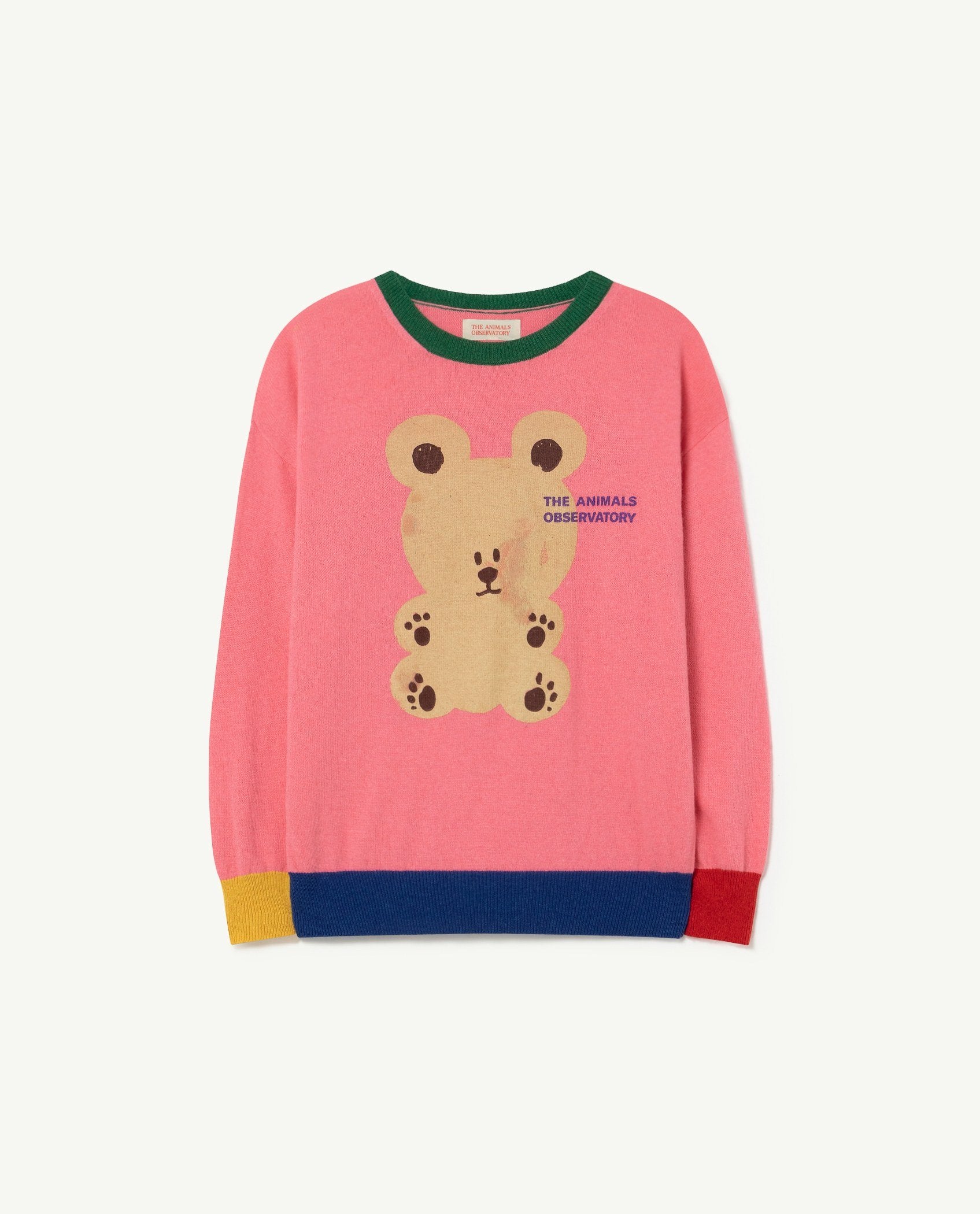 Pink Bear Bull Sweater PRODUCT FRONT