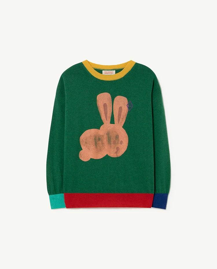 Green Rabbit Bull Sweater COVER