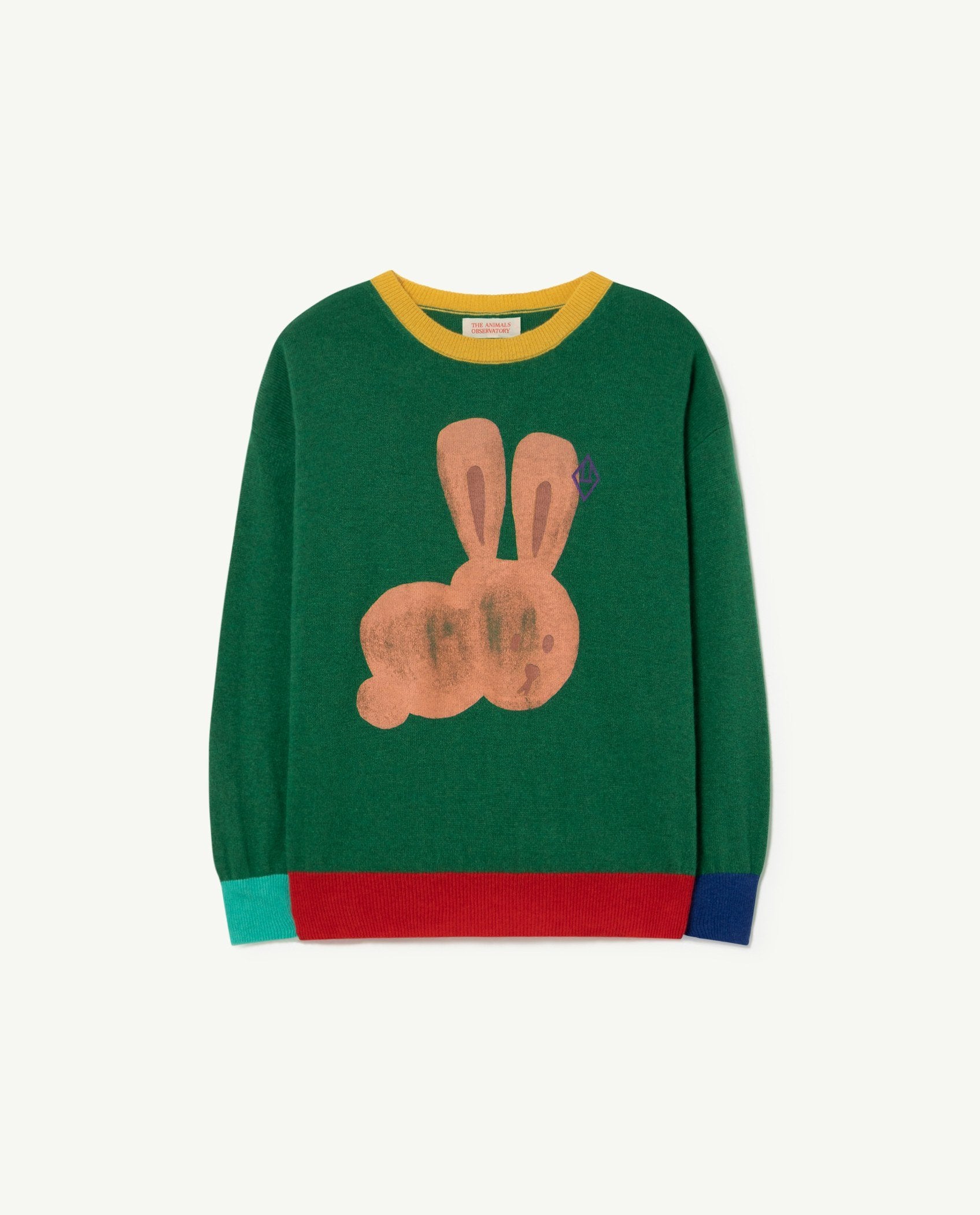 Green Rabbit Bull Sweater PRODUCT FRONT