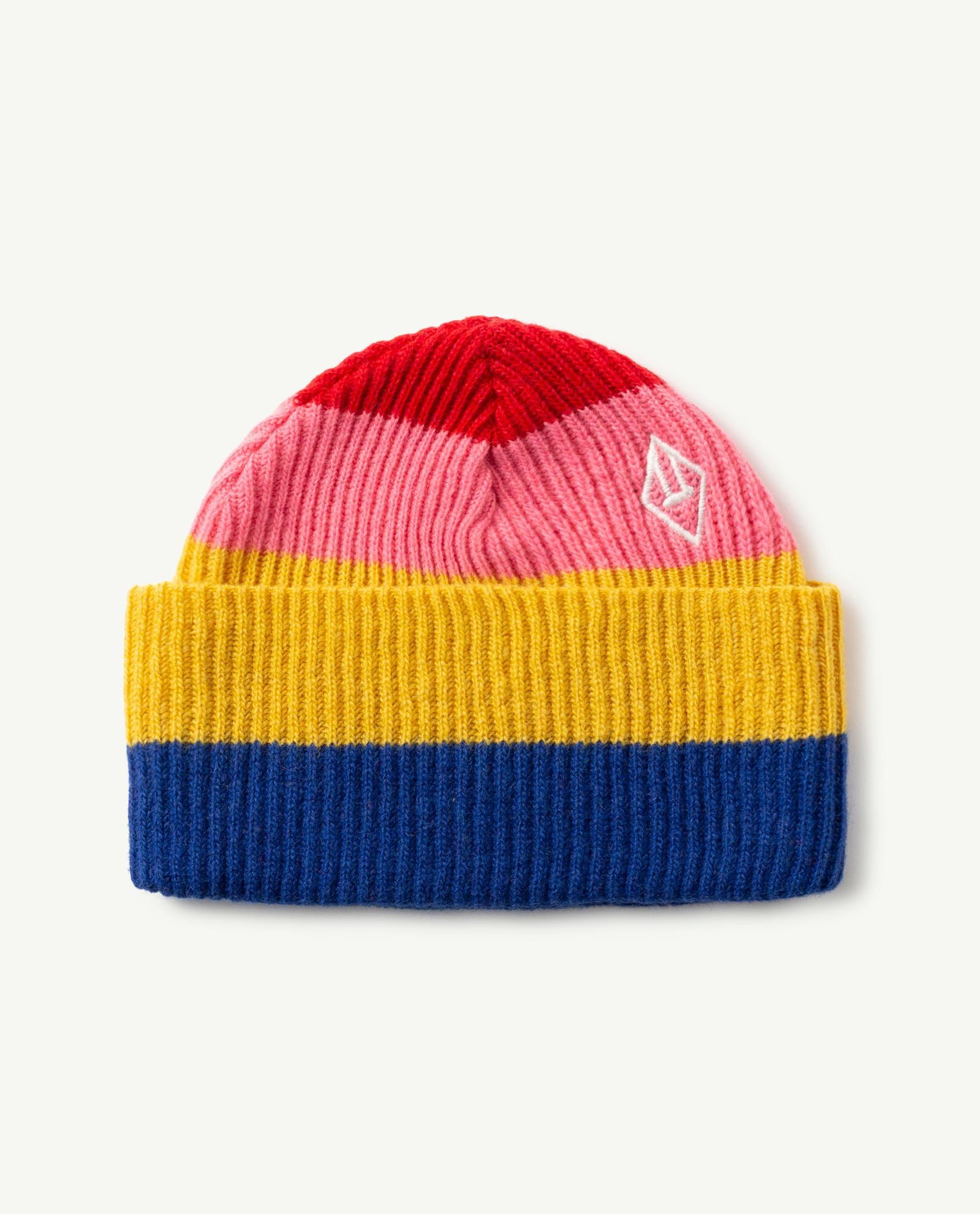 Multicolor Logo Stripes Pony Hat PRODUCT FRONT