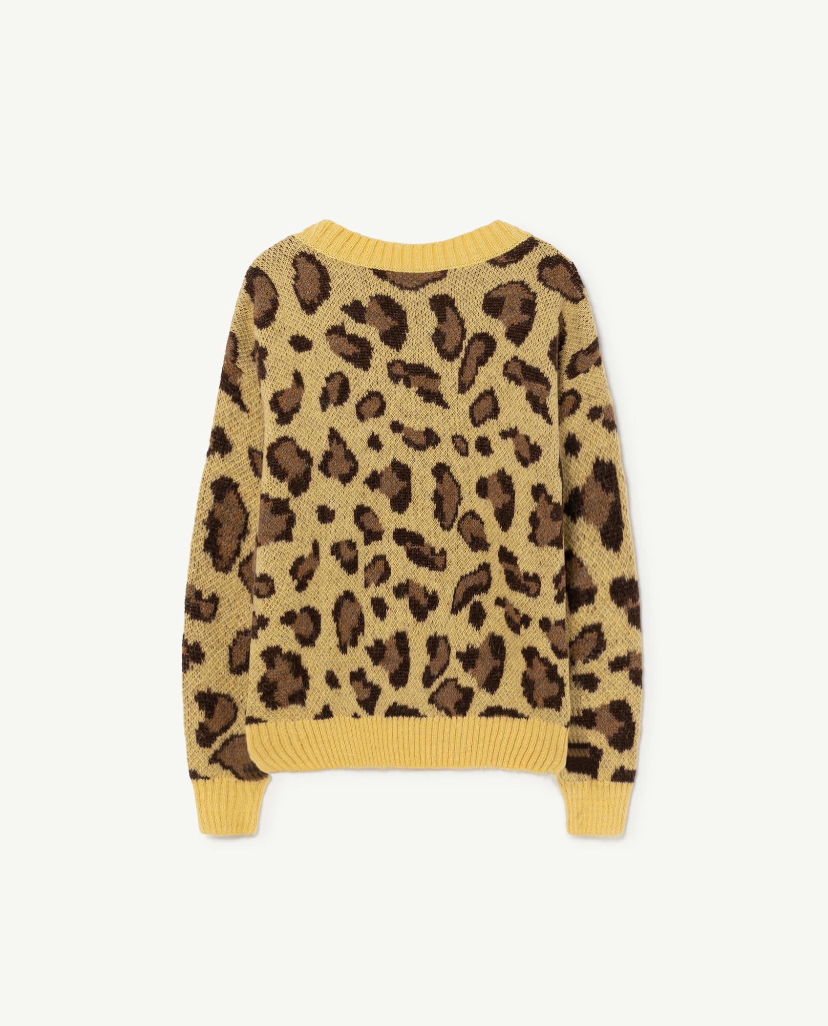 Yellow Arty Bull Kids Sweater PRODUCT BACK