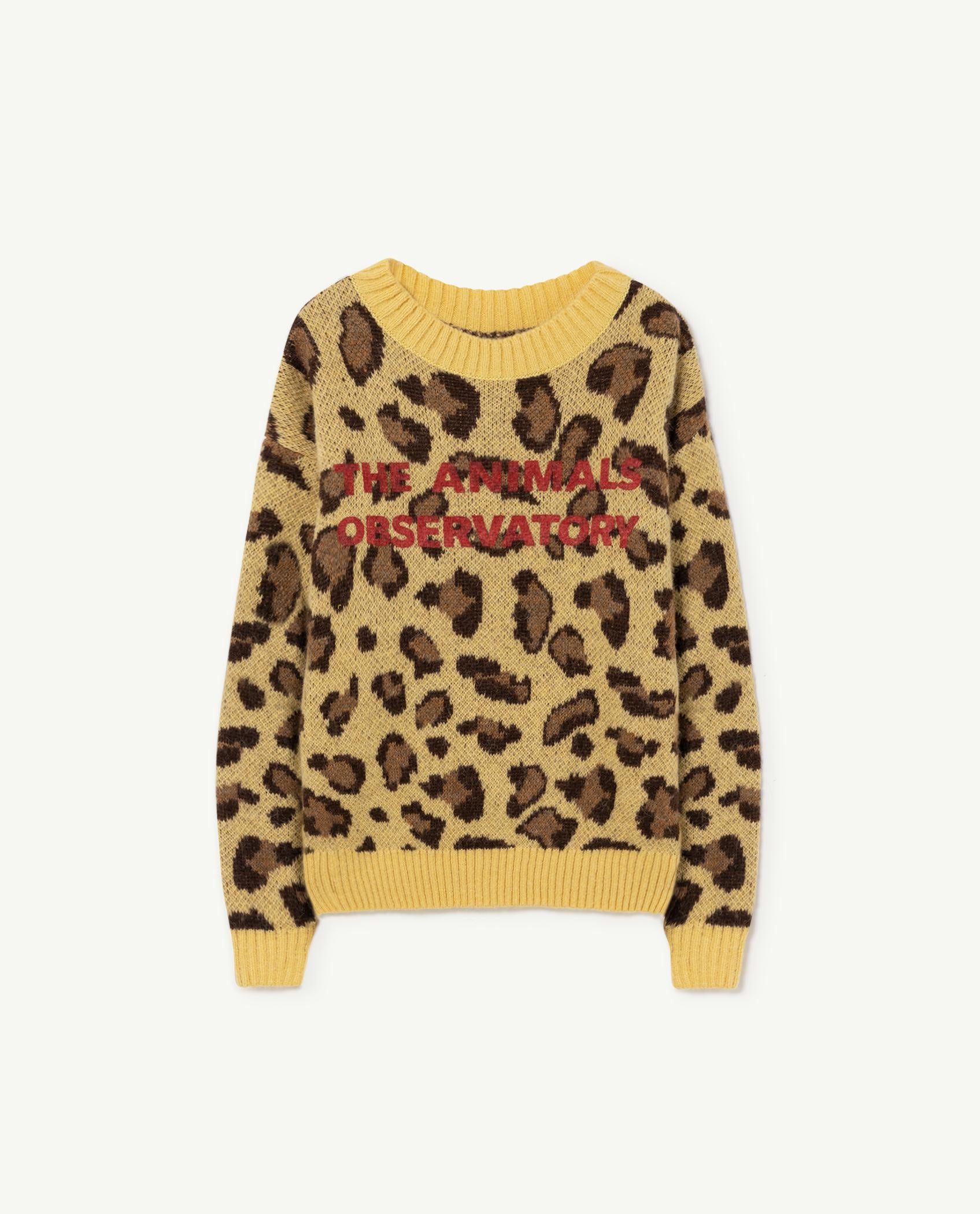 Yellow Arty Bull Kids Sweater PRODUCT FRONT