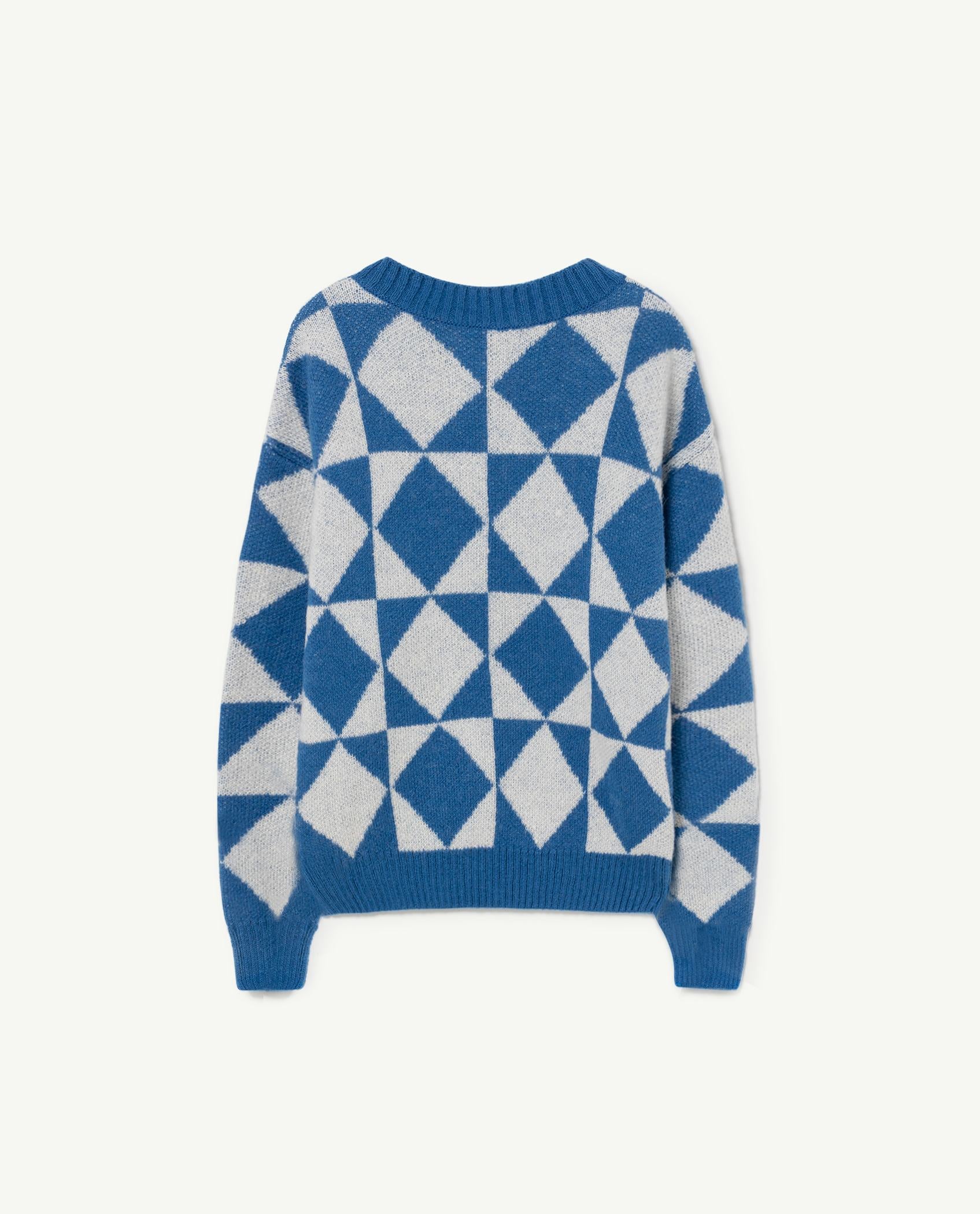 Bicolor Arty Bull Kids Sweater PRODUCT BACK