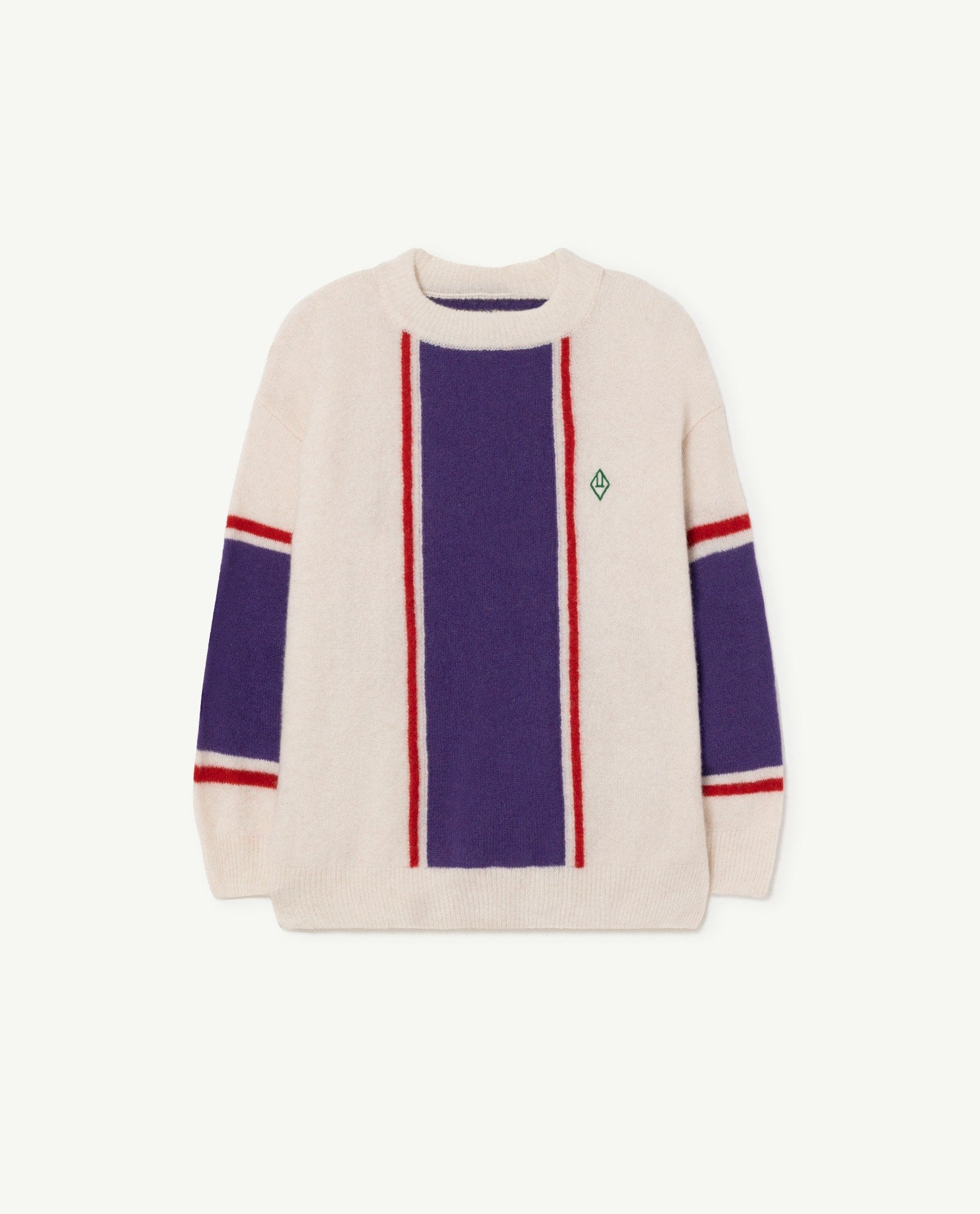 Purple Tricolor Bull Kids Sweater PRODUCT FRONT