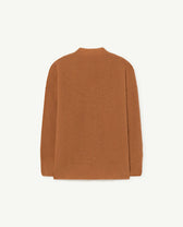 Brown Racoon Kids Cardigan PRODUCT BACK