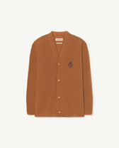 Brown Racoon Kids Cardigan PRODUCT FRONT