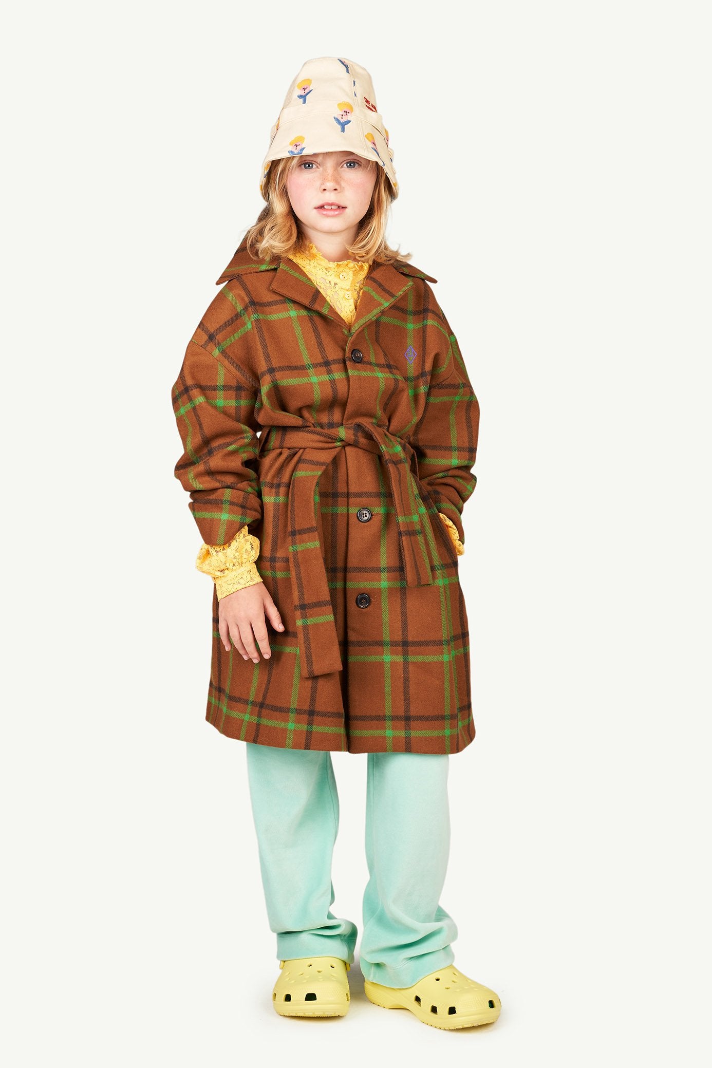 Squares Jaguar Kids Jaquet MODEL FRONT