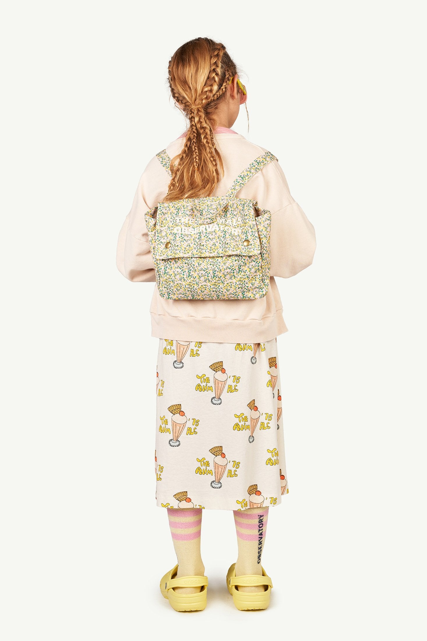 Soft Pink Onesize Mini Backpack MODEL BACK