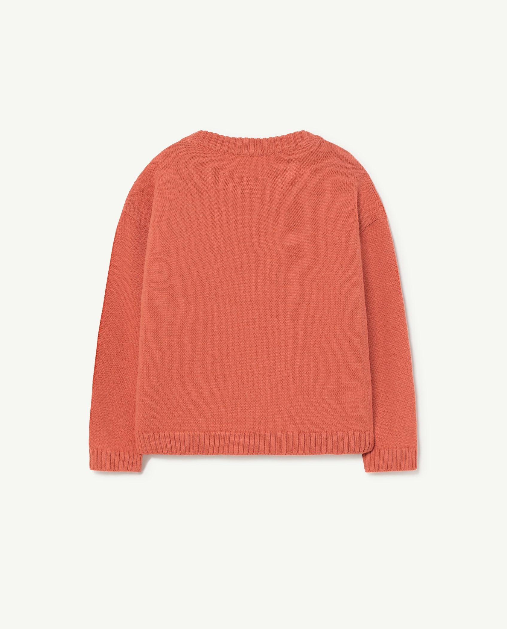 Soft Pink Bull Kids Sweater PRODUCT BACK