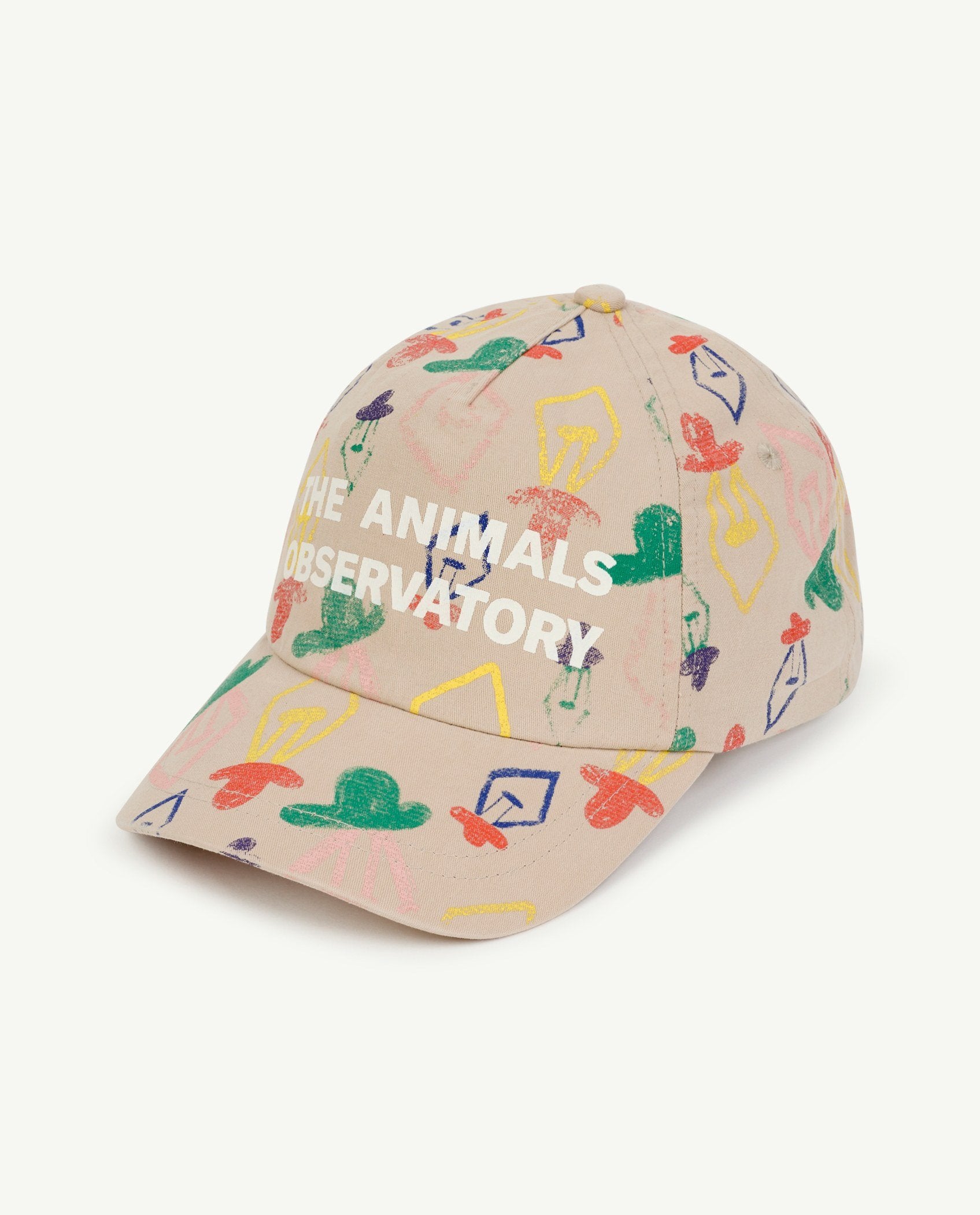 Grey The Animals Observatory Logo Hamster Cap PRODUCT FRONT