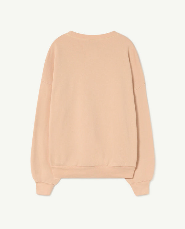 Beige Adult Bear Sweatshirt PRODUCT BACK