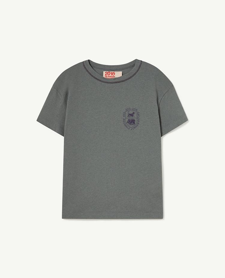 Grey Rooster Kids T-Shirt COVER