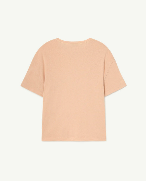 Beige Rooster Adult T-Shirt PRODUCT BACK