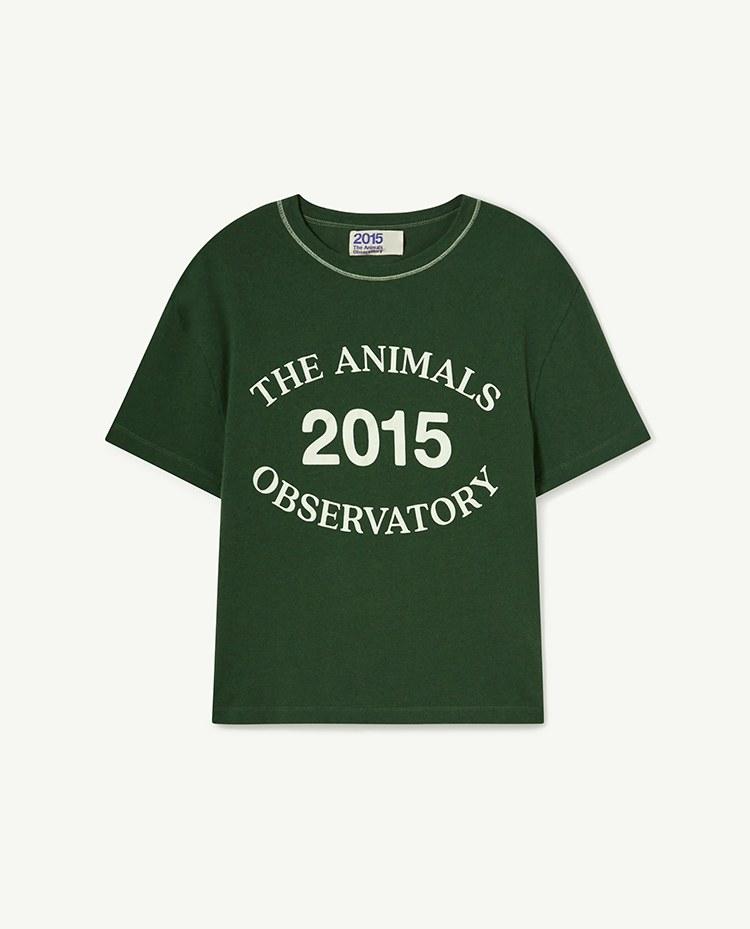 Green Rooster Adult T-Shirt COVER