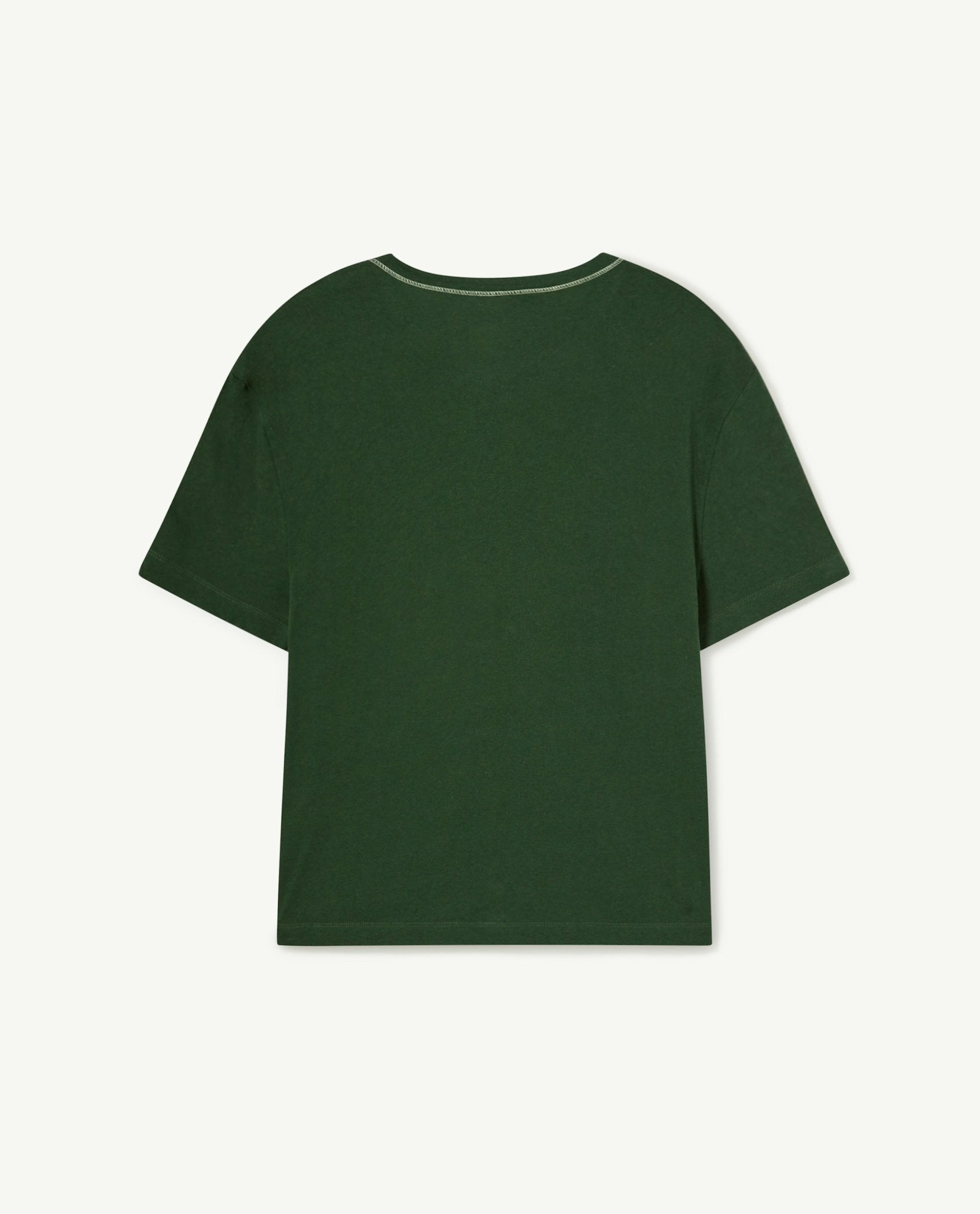 Green Rooster Adult T-Shirt PRODUCT BACK