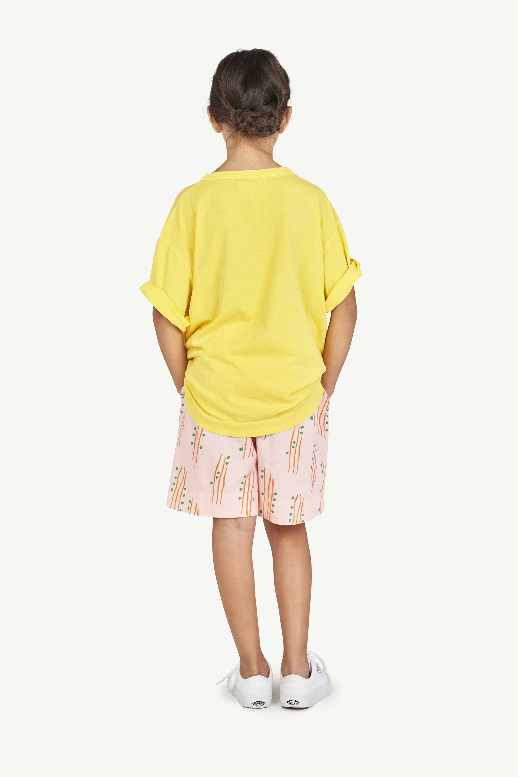 Yellow Rooster Oversize T-Shirt MODEL BACK