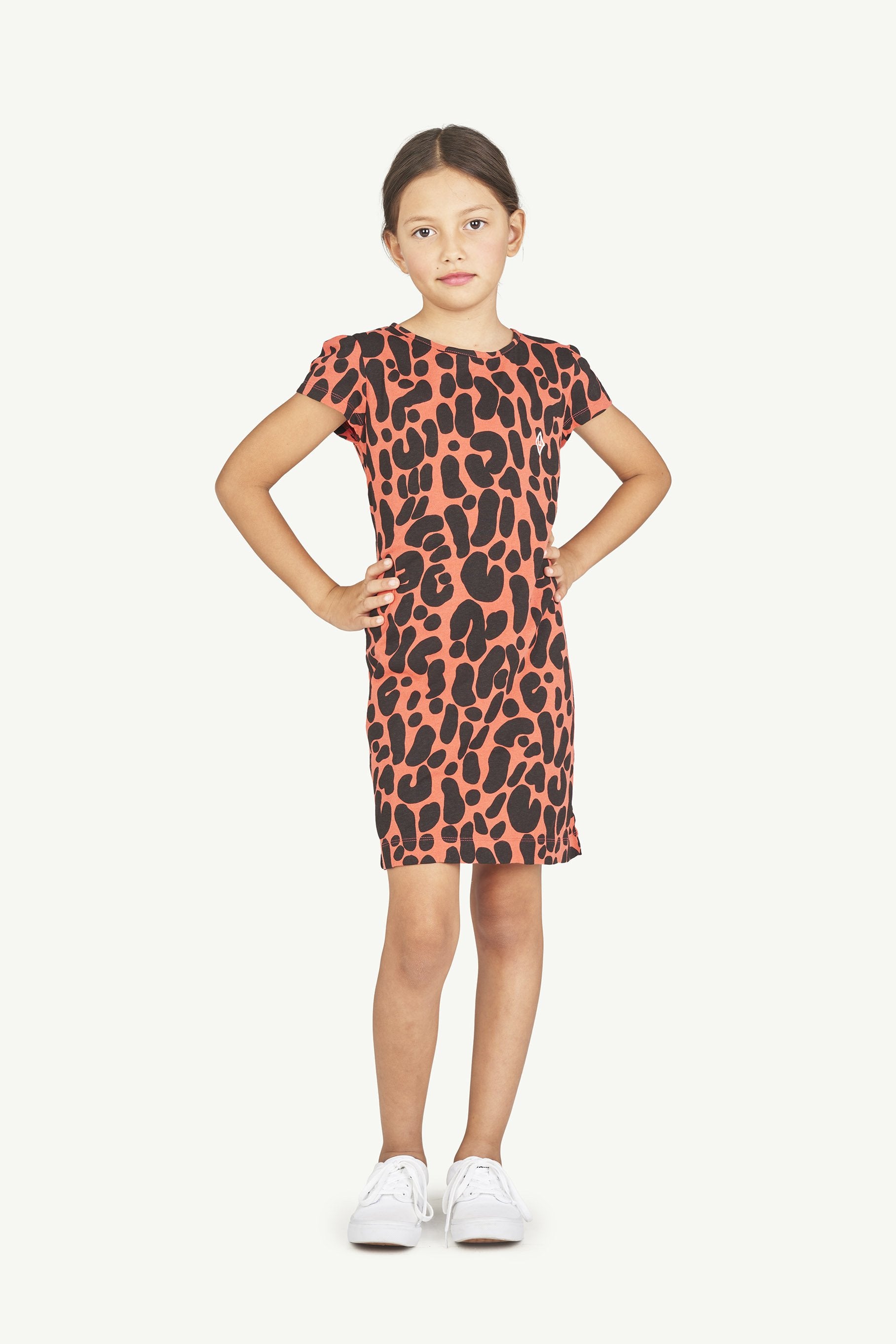 Red Flamingo Dress MODEL FRONT