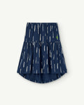 Deep Blue Bird Skirt